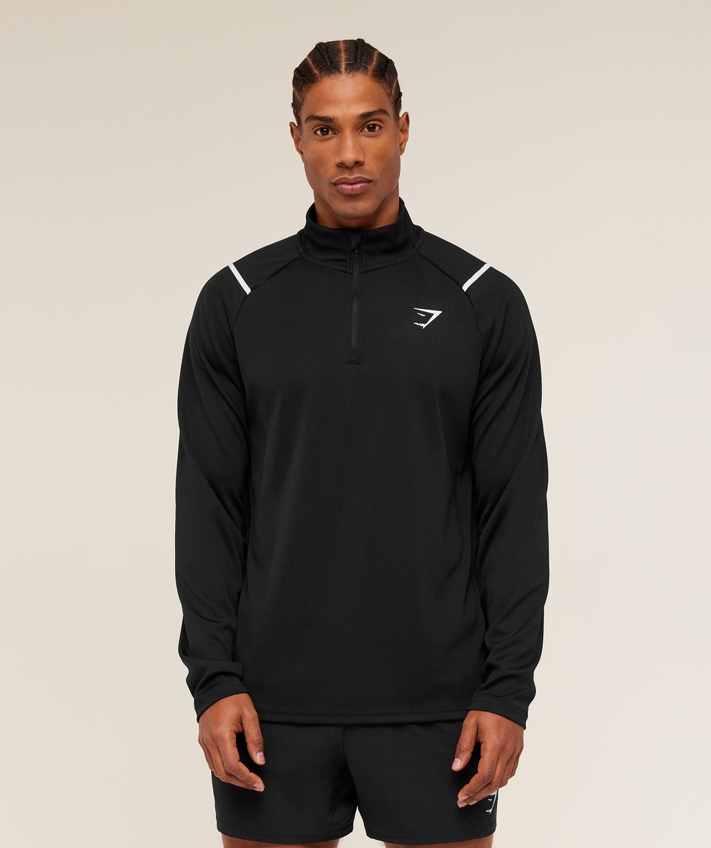 Arrival Contrast 1/4 Zip - Black — imagem 4