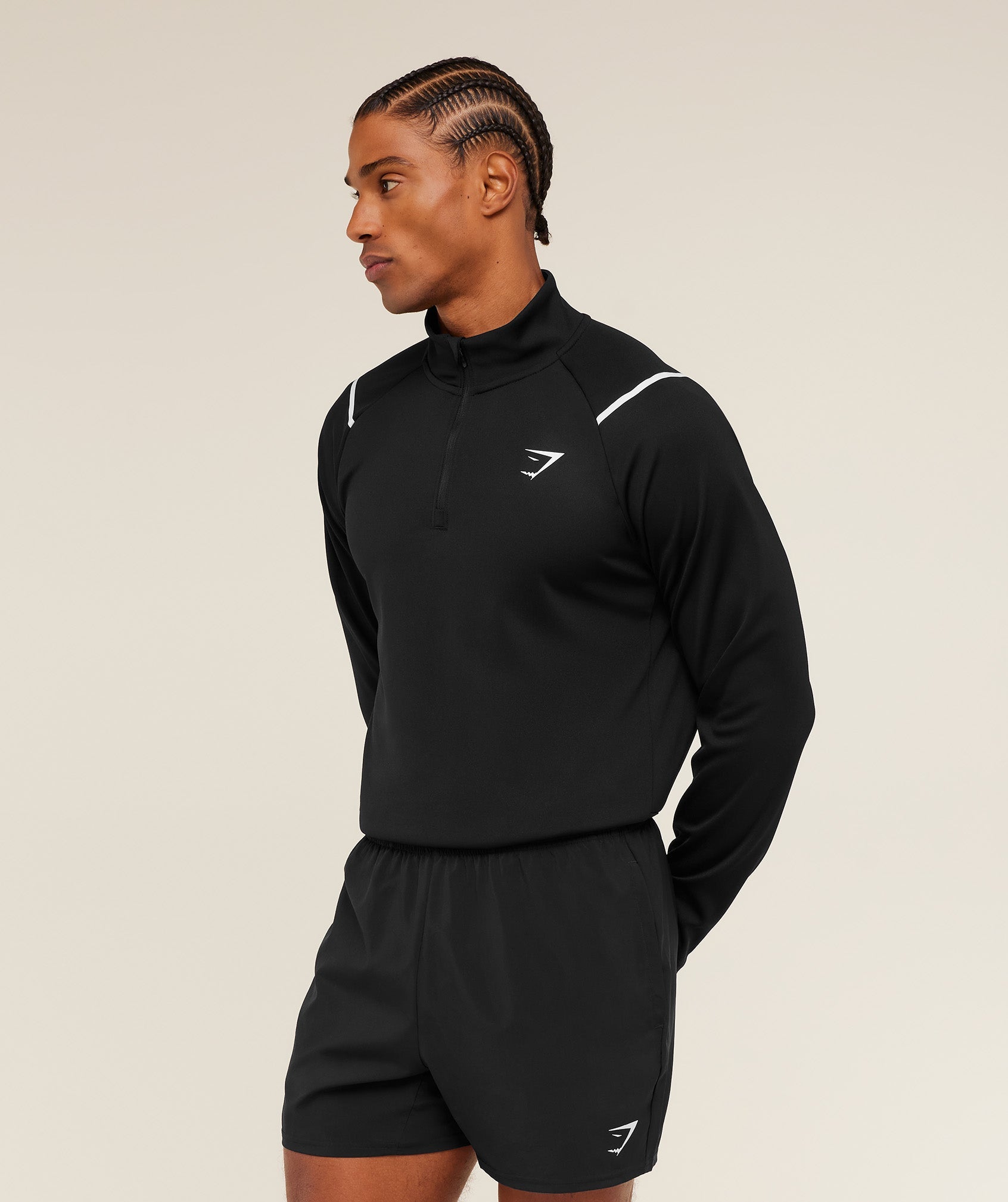 Arrival Contrast 1/4 Zip - Black — imagem 3