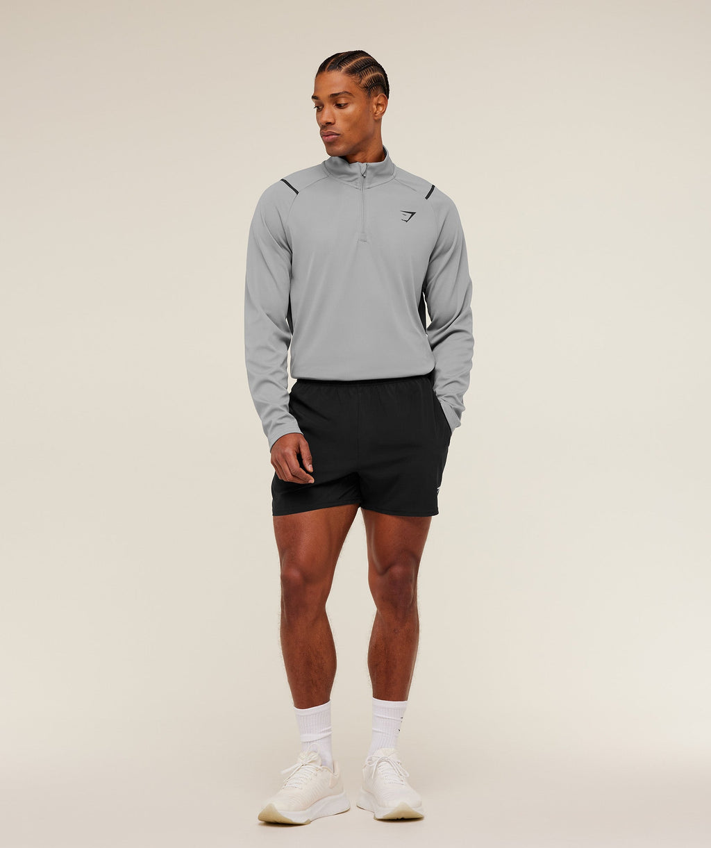 Arrival Contrast 1/4 Zip - Smokey Grey / Grey — imagem 5