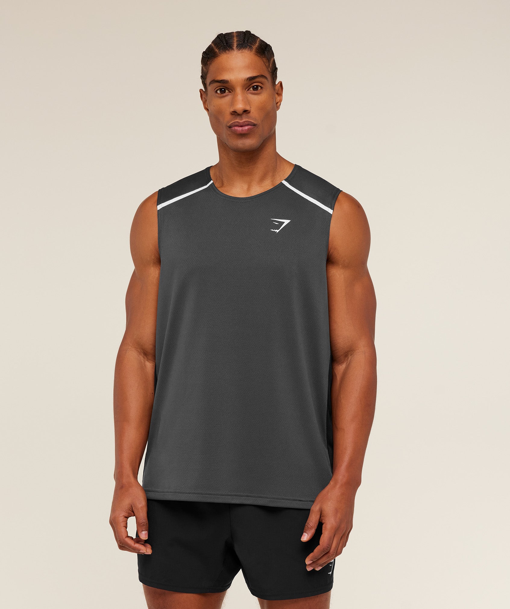 Arrival Contrast Tank - Grey/Black — imagem 4