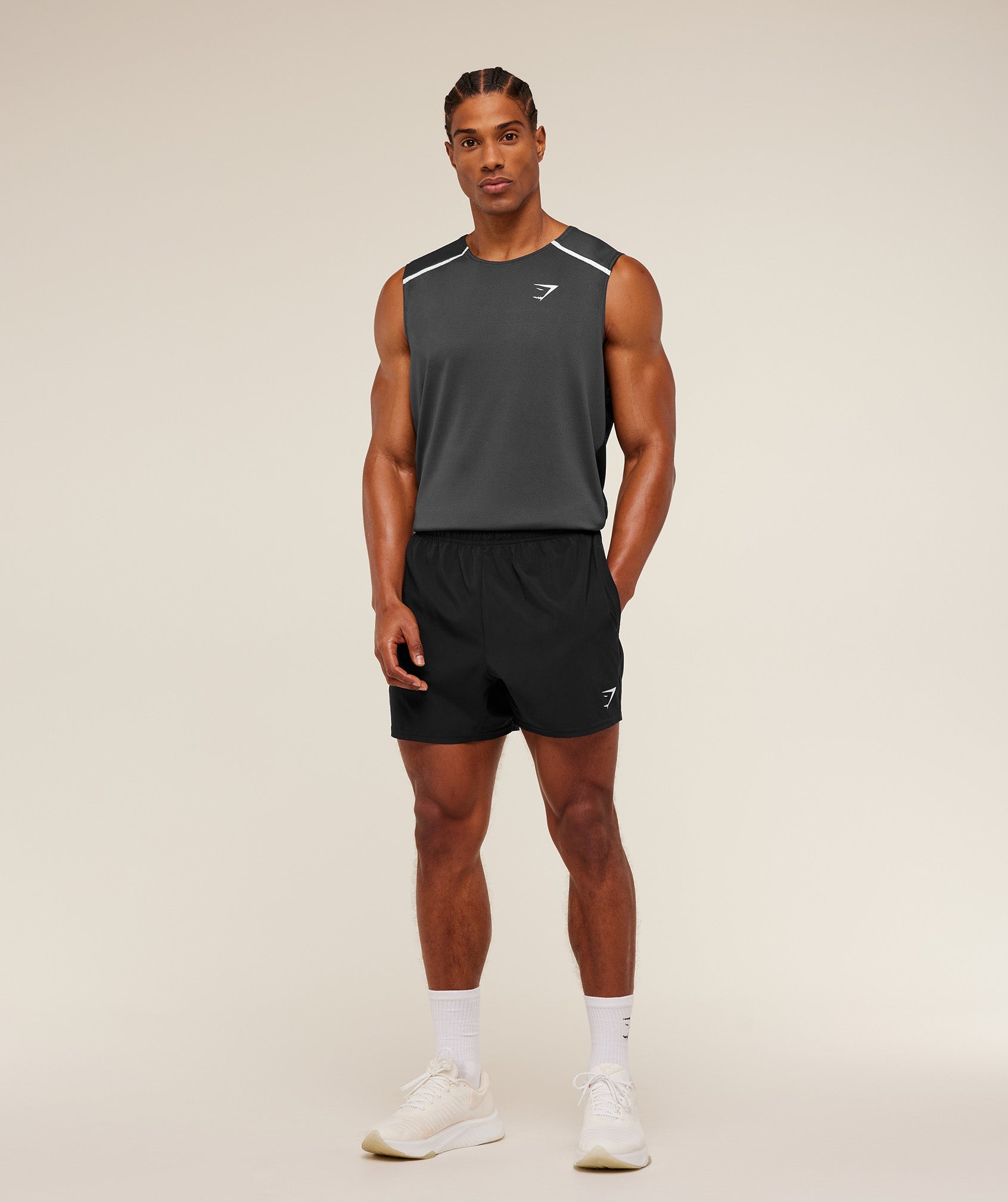 Arrival Contrast Tank - Grey/Black — imagem 5