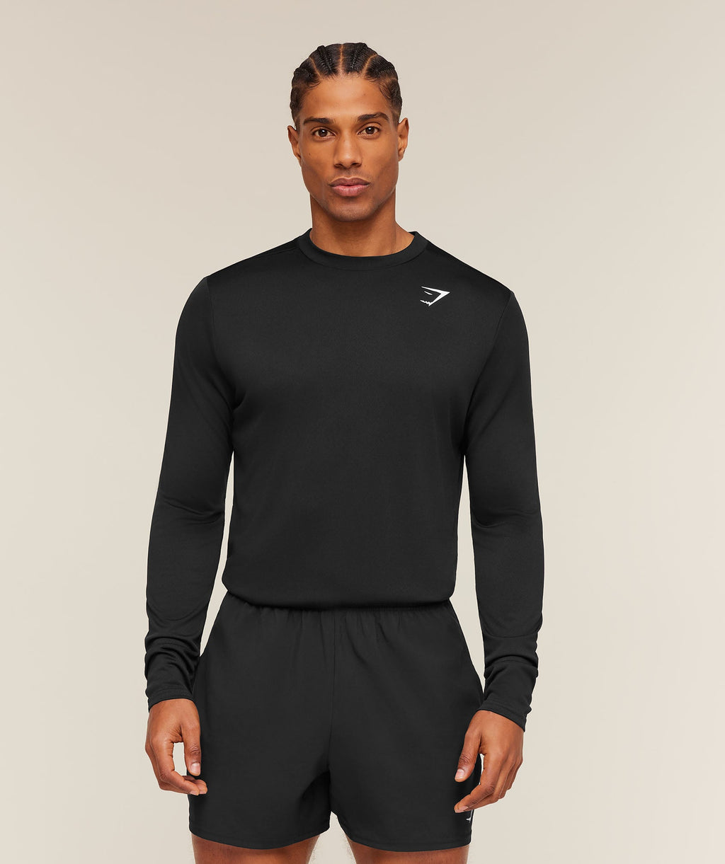 Arrival Long Sleeve T-Shirt - Black — imagem 1