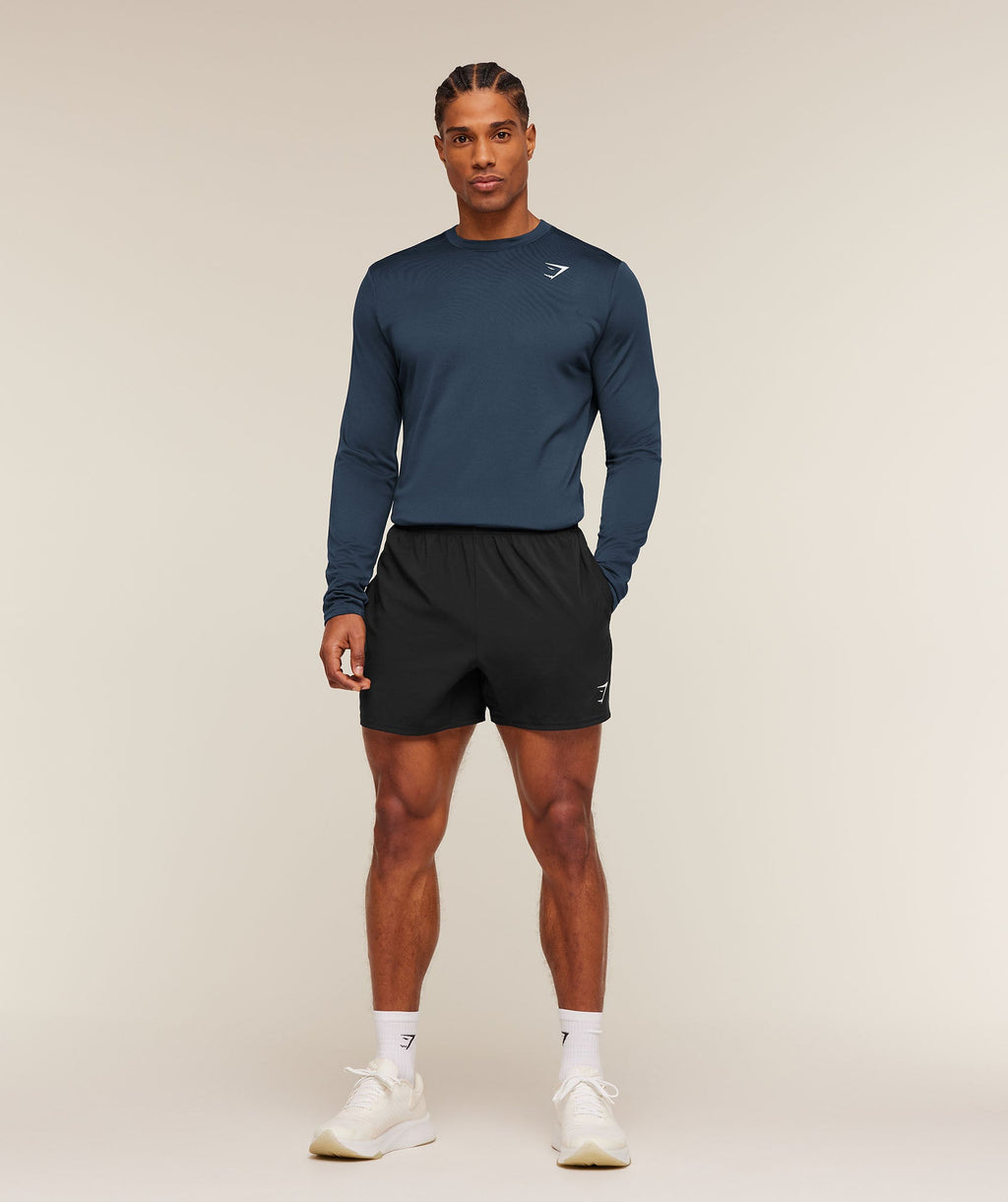 Arrival Long Sleeve T-Shirt - Navy — imagem 4