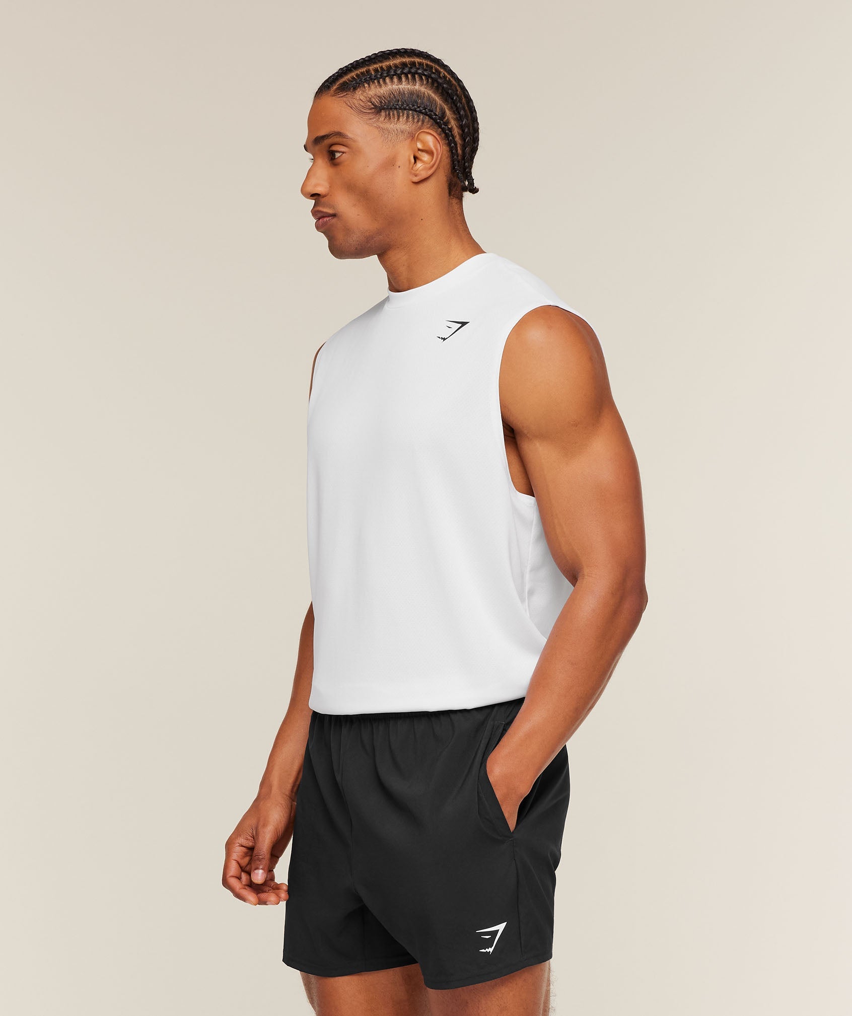Arrival Oversized Tank - White — imagem 3