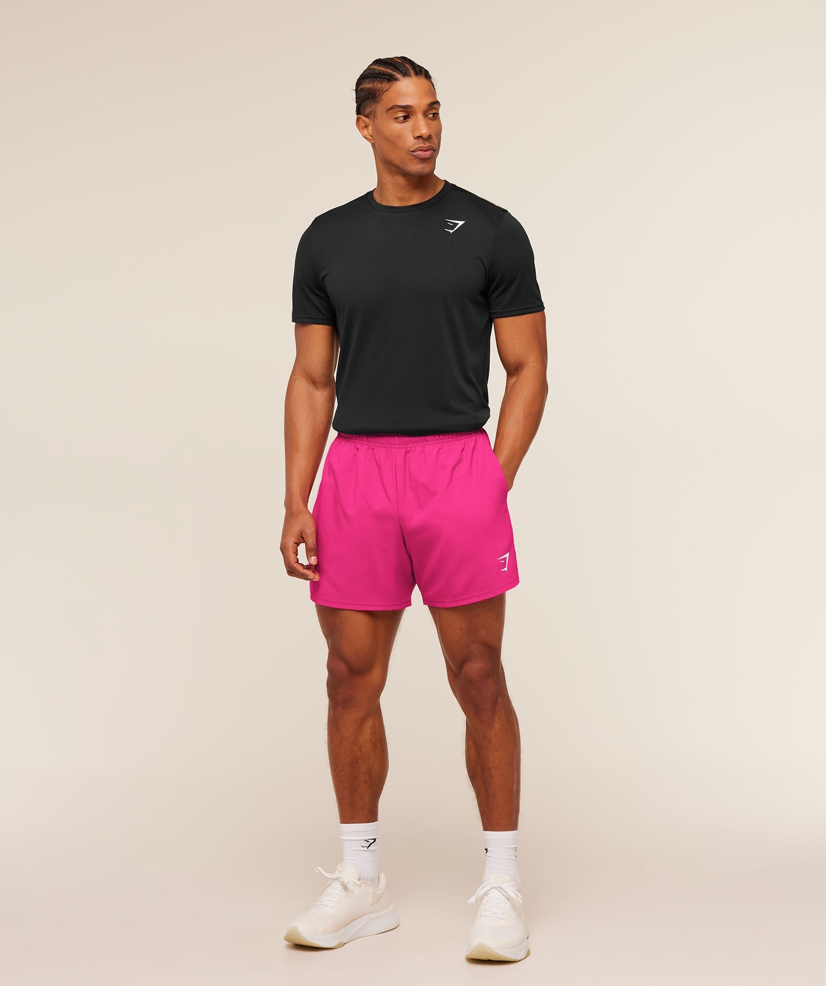 Arrival 5" Shorts - Super-Set Pink — imagem 4