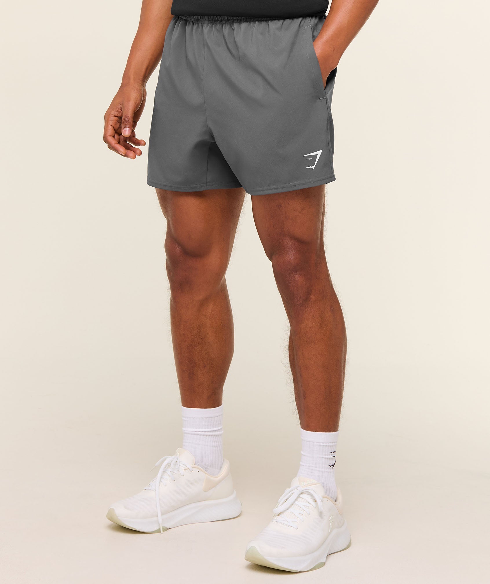 Arrival 5" Shorts - Silhouette Grey — imagem 3