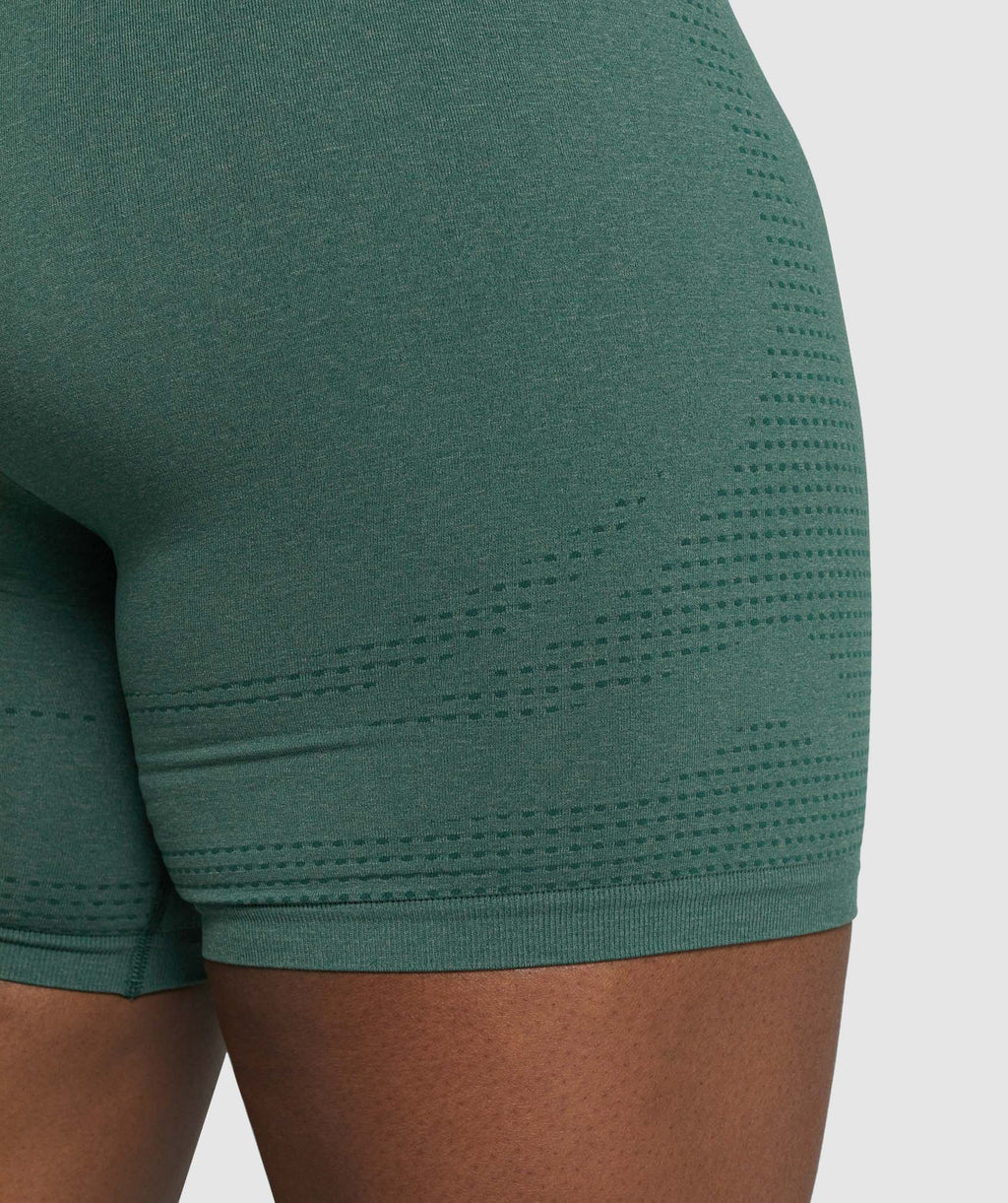 Vital Seamless Shorts - Dark Green Marl — imagem 7