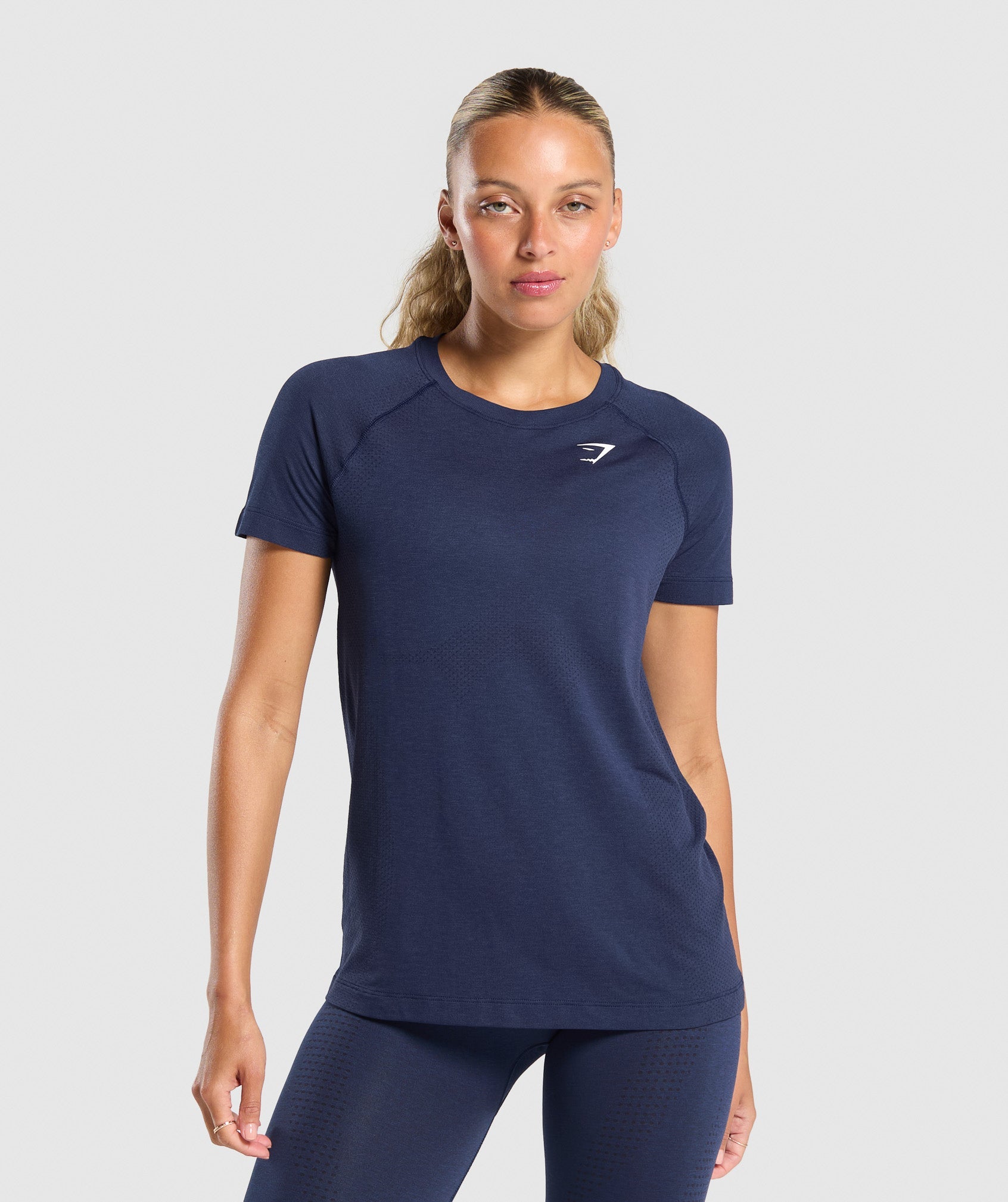 Vital Seamless 2.0 Light T-Shirt - Heavy Blue Marl — imagem 1