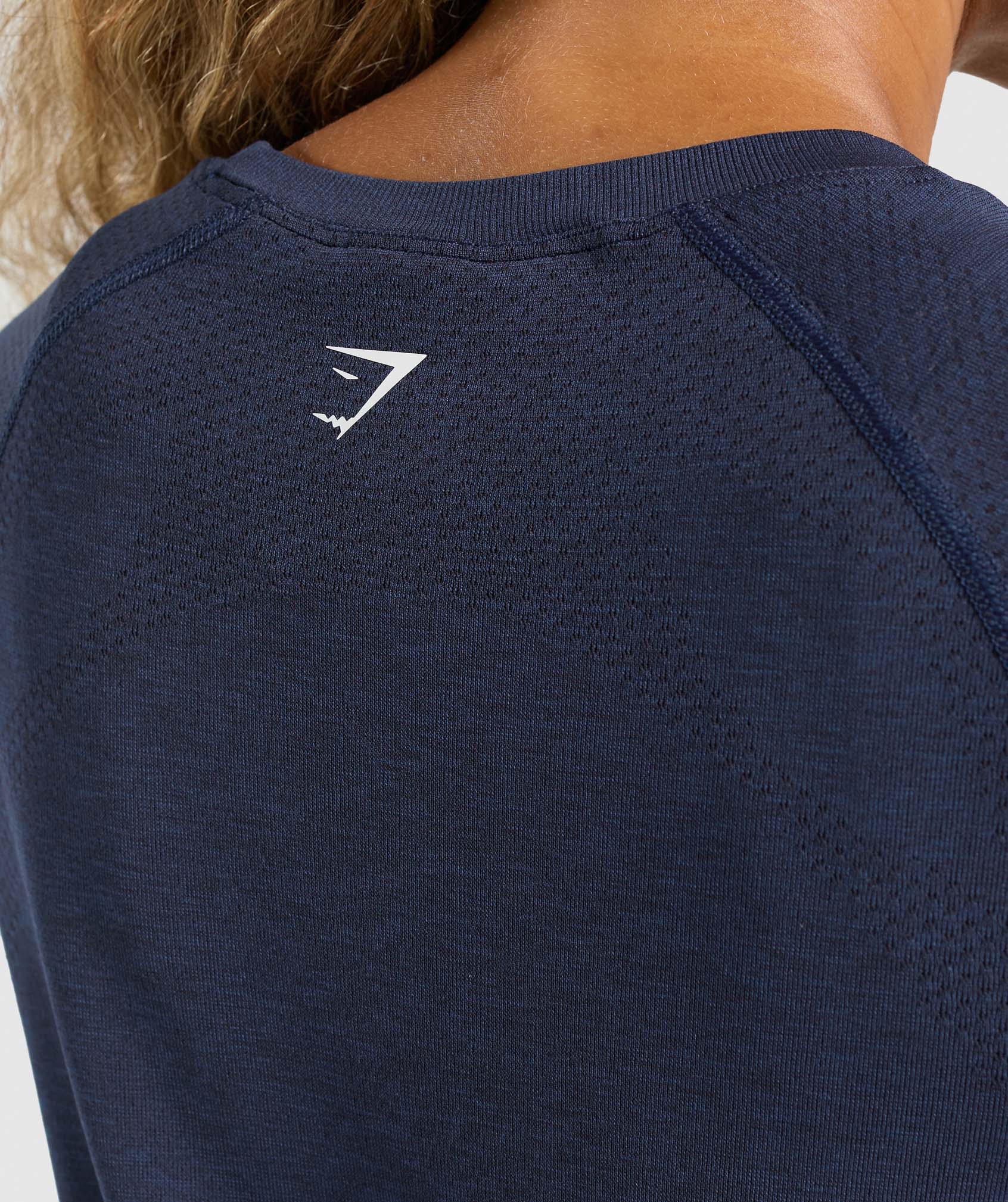 Vital Seamless 2.0 Light T-Shirt - Heavy Blue Marl — imagem 7