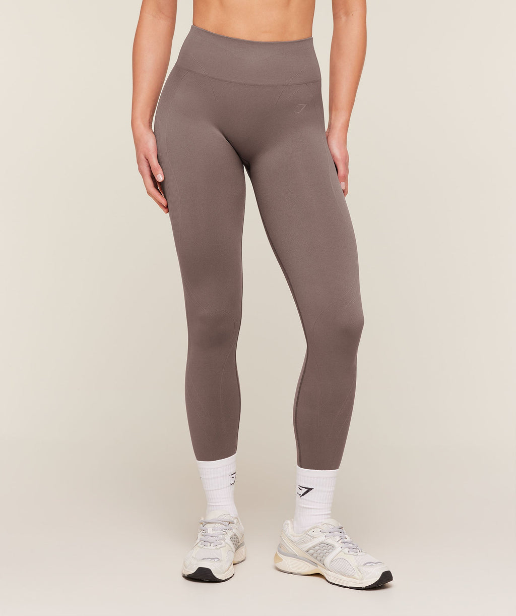 Poise Seamless Leggings - Cool Brown — imagem 1