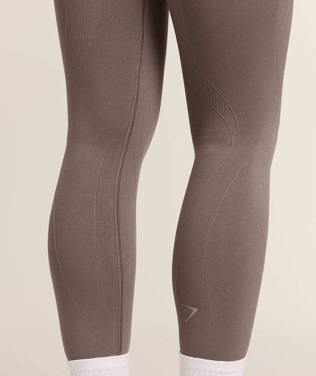 Poise Seamless Leggings - Cool Brown — imagem 7