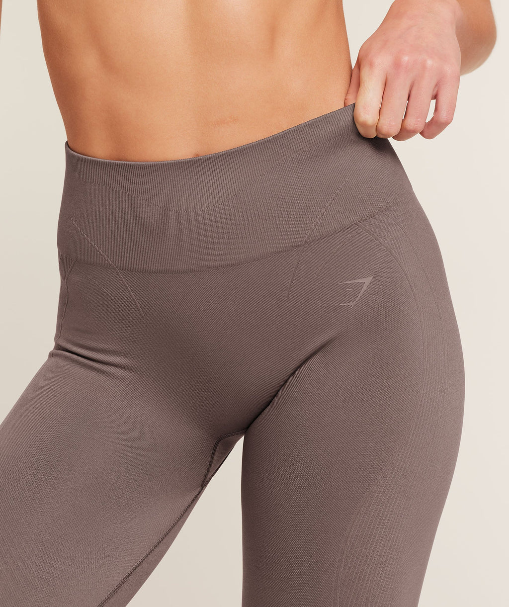 Poise Seamless Leggings - Cool Brown — imagem 6