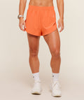 Interval High Leg Shorts - Dayglow Peach — imagem 1