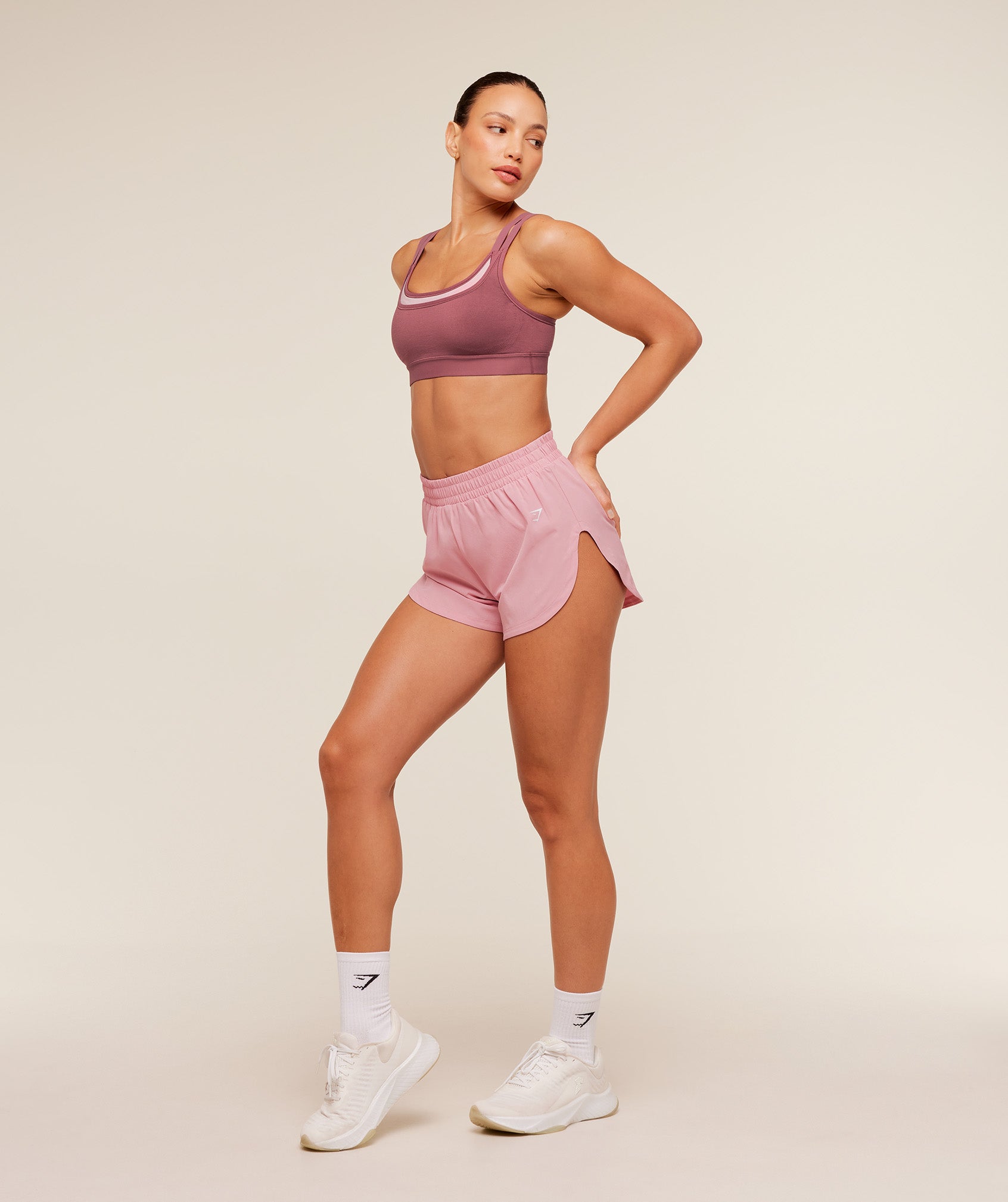 Interval High Leg Shorts - Light Pink — imagem 3