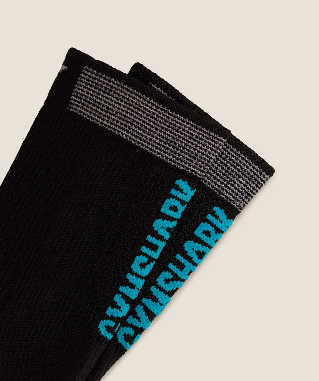 Running Elite Crew Sock Single - Black — imagem 3