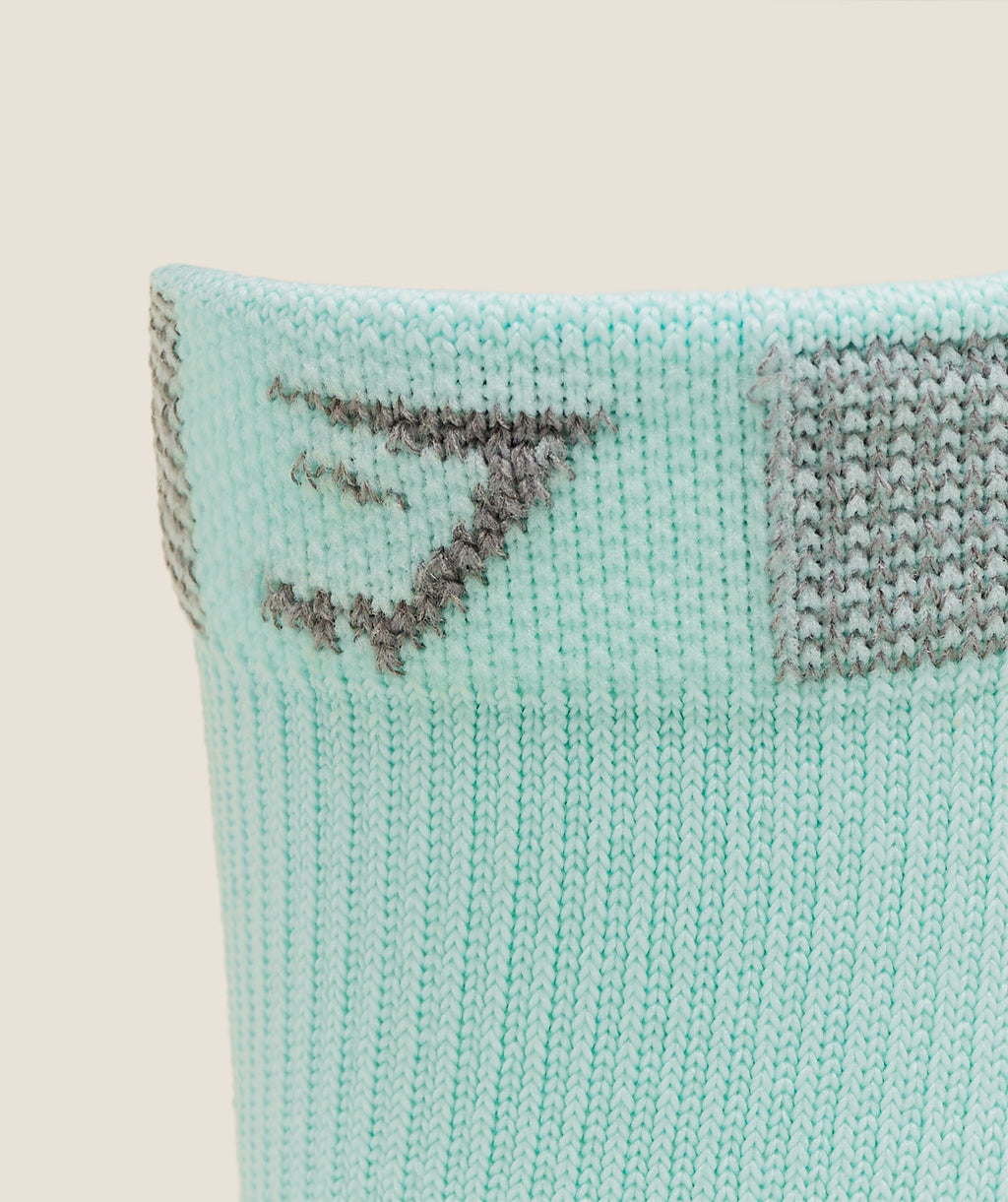 Running Elite Crew Sock Single - Pop Turquoise — imagem 5