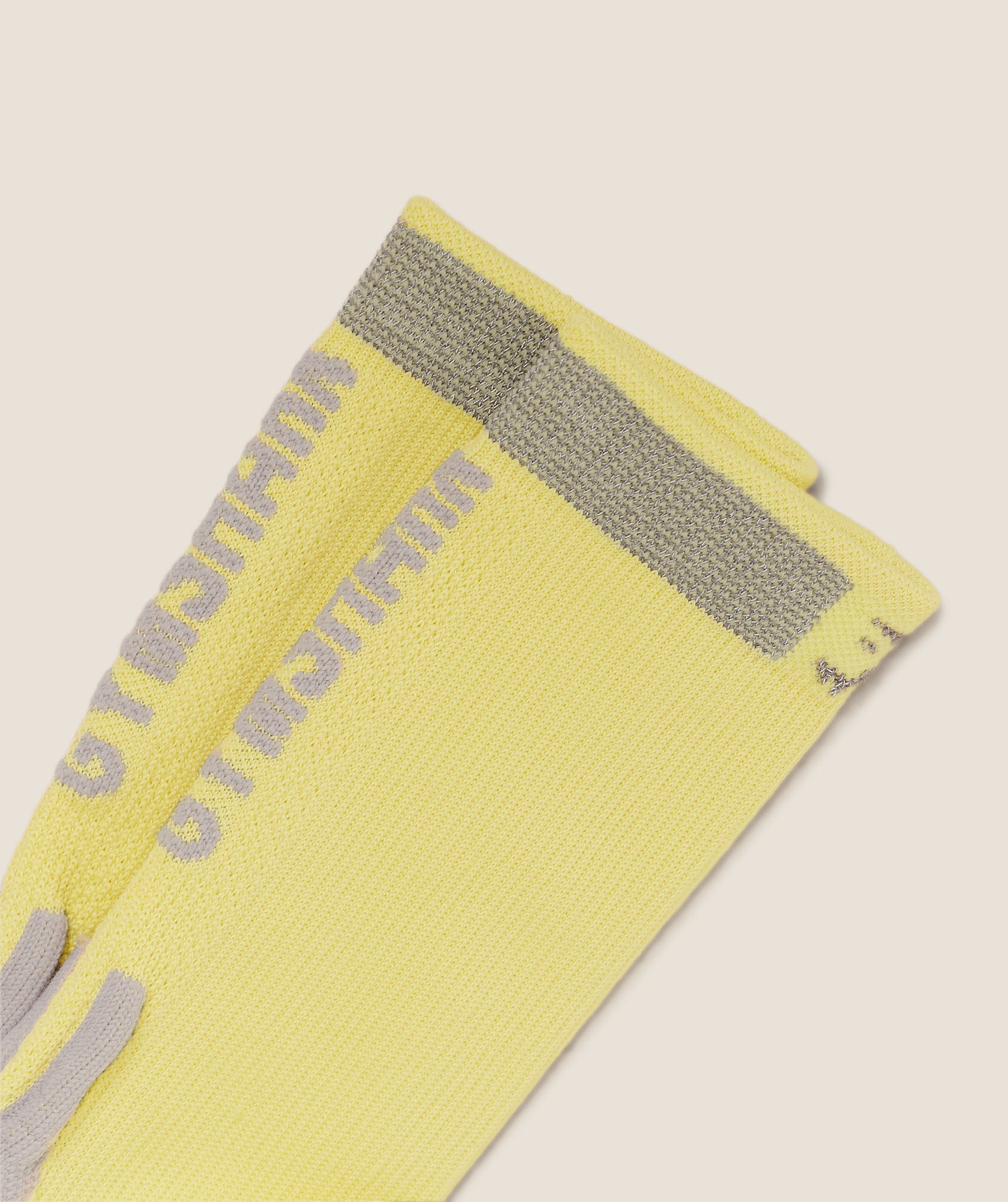 Running Elite Crew Sock Single - Sorbet Yellow — imagem 2