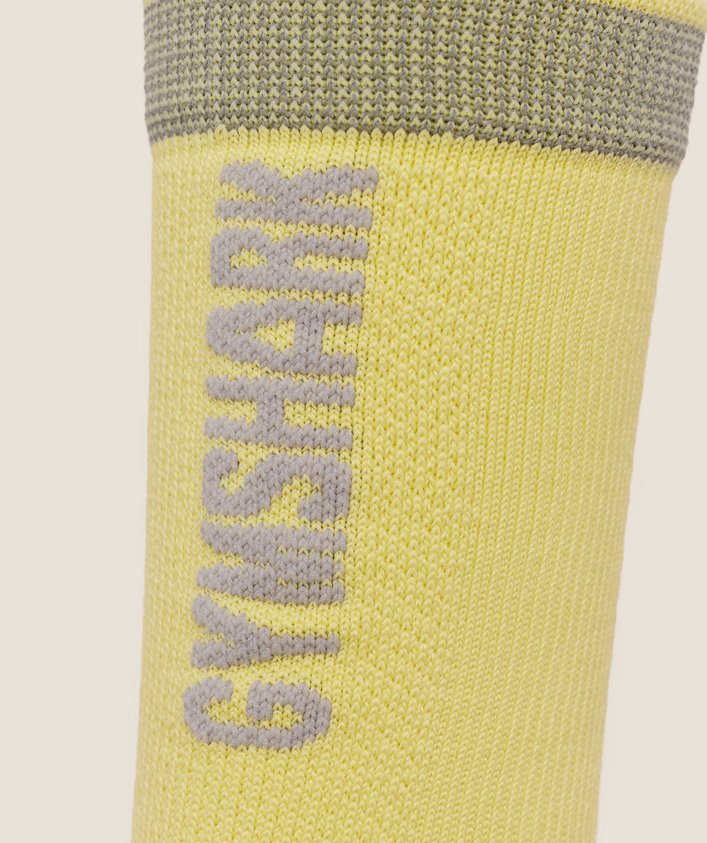 Running Elite Crew Sock Single - Sorbet Yellow — imagem 3