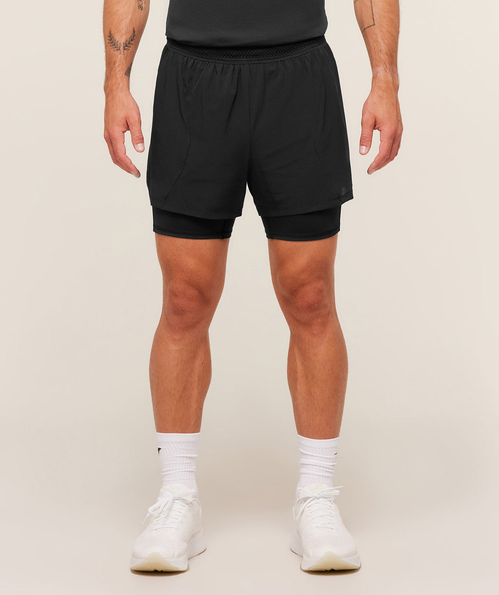 Running 4" 2in1 Shorts - Black — imagem 1