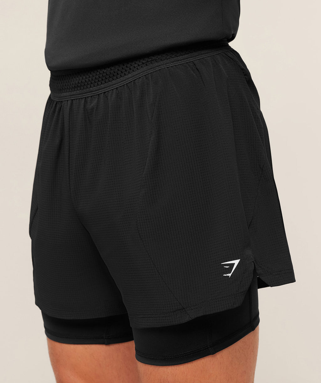Running 4" 2in1 Shorts - Black — imagem 8