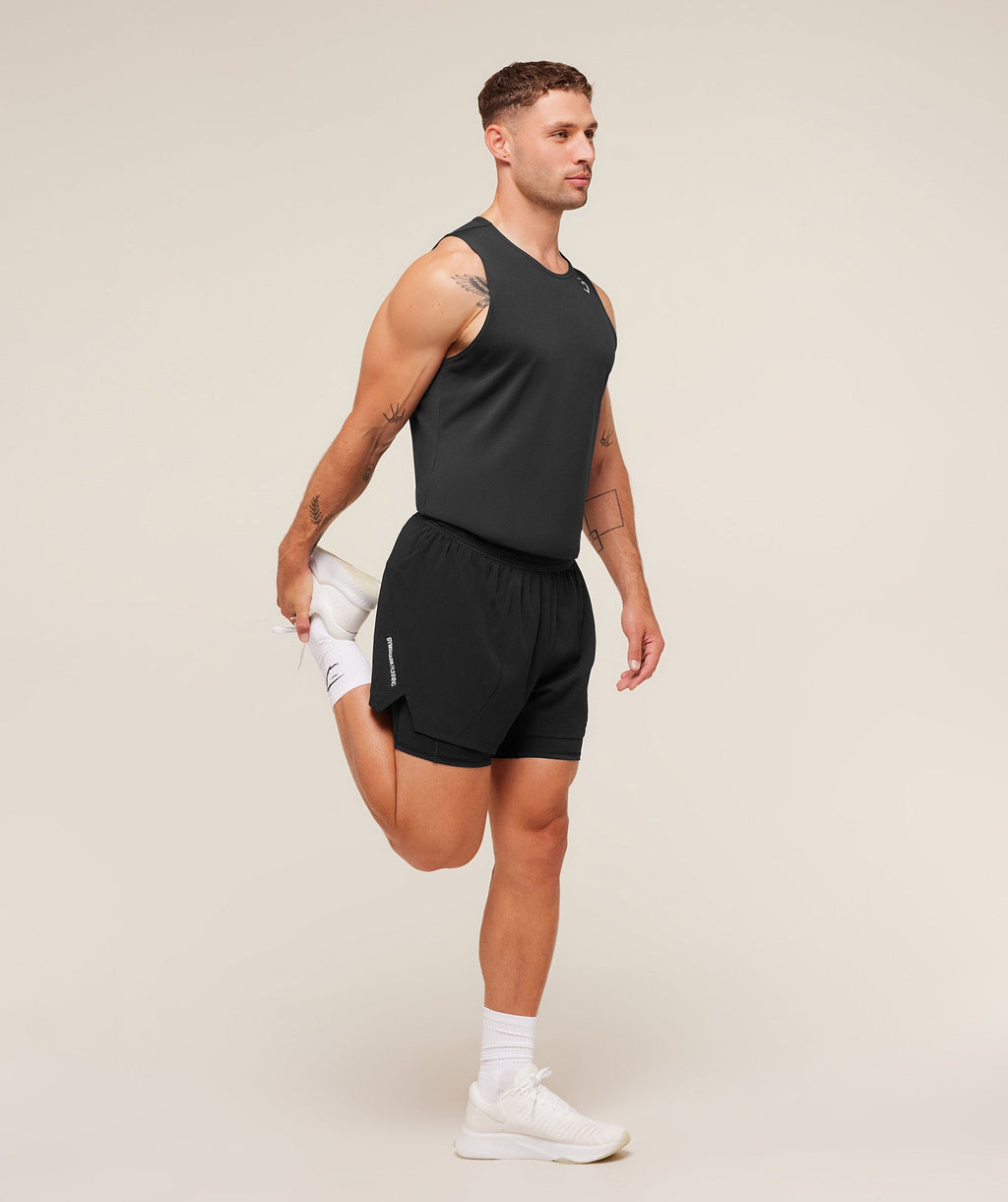 Running 4" 2in1 Shorts - Black — imagem 9