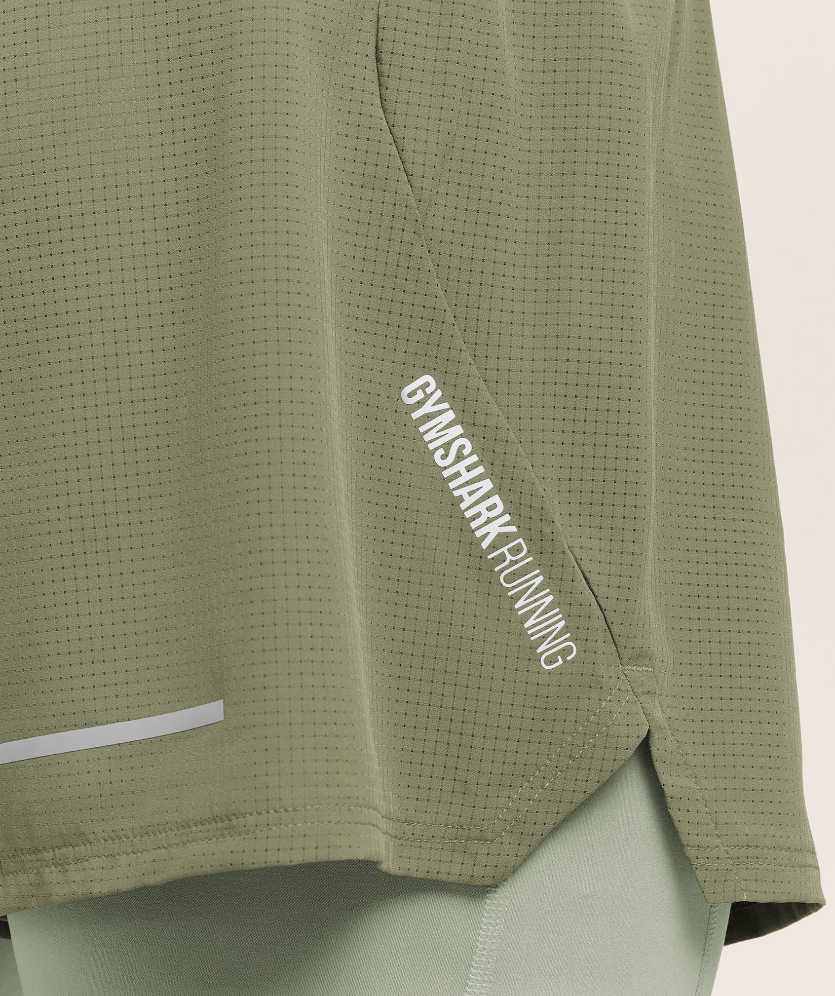 Running 4" 2in1 Shorts - Grounded Green /  Haze Green — imagem 7