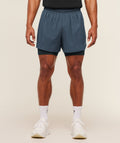 Running 4" 2in1 Shorts - GS Stealth Blue/GS Deep Petrol Blue — imagem 1