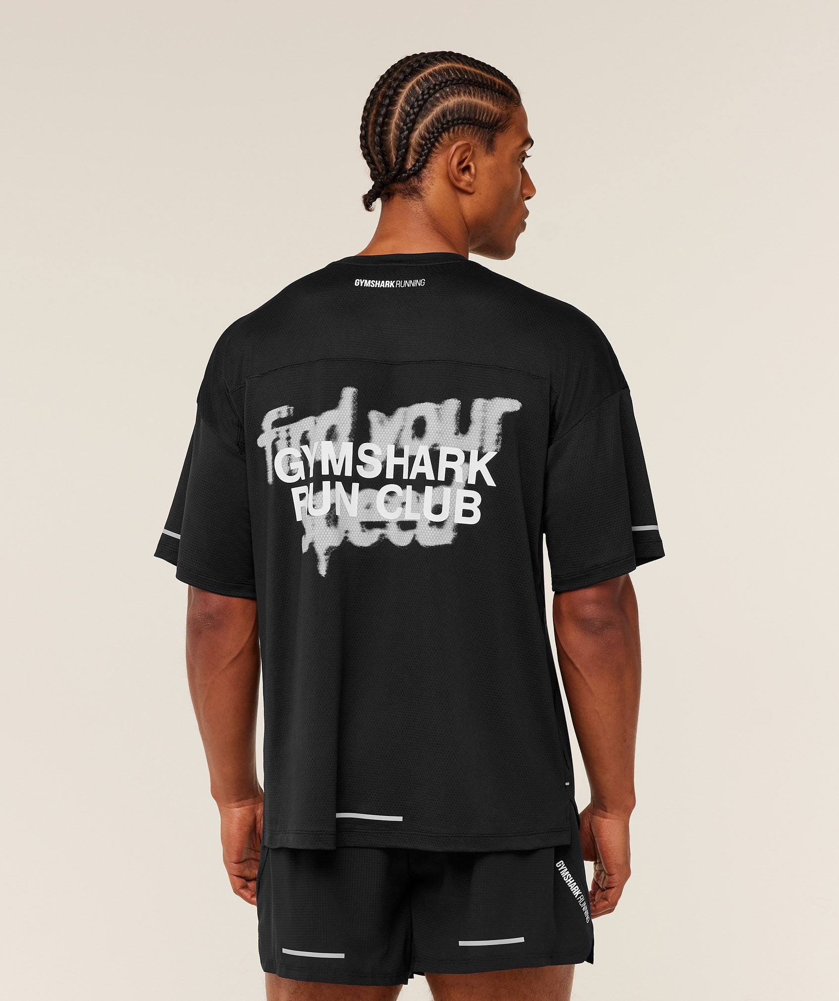 Running Graphic T-Shirt - GS Black — imagem 1