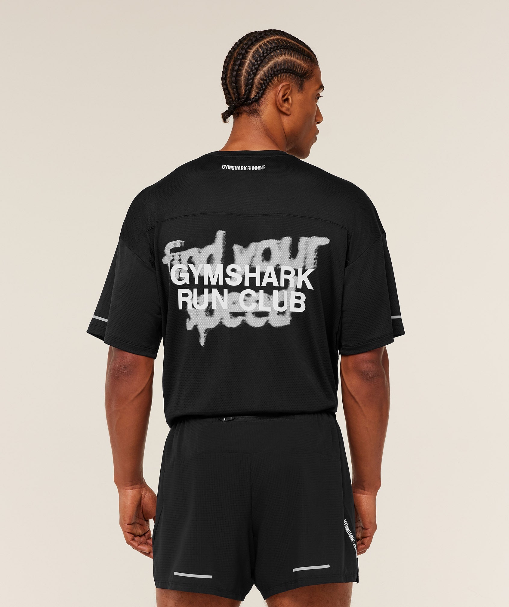Running Graphic T-Shirt - GS Black — imagem 5