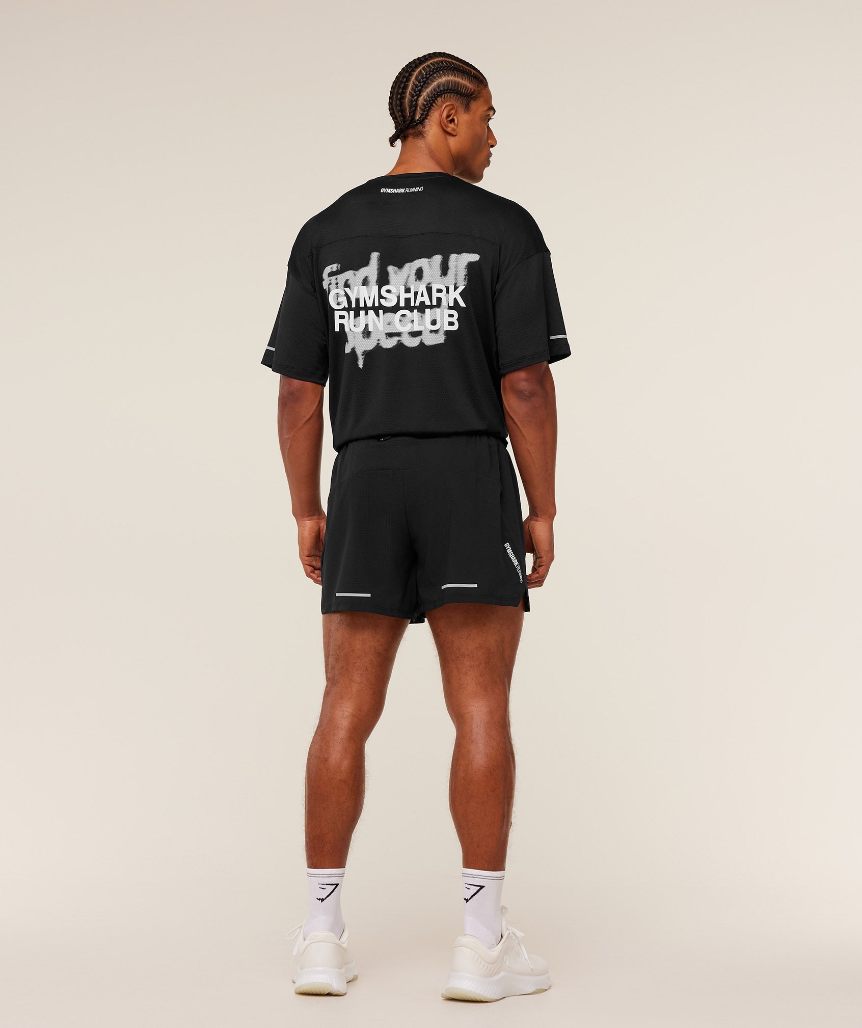 Running Graphic T-Shirt - GS Black — imagem 7