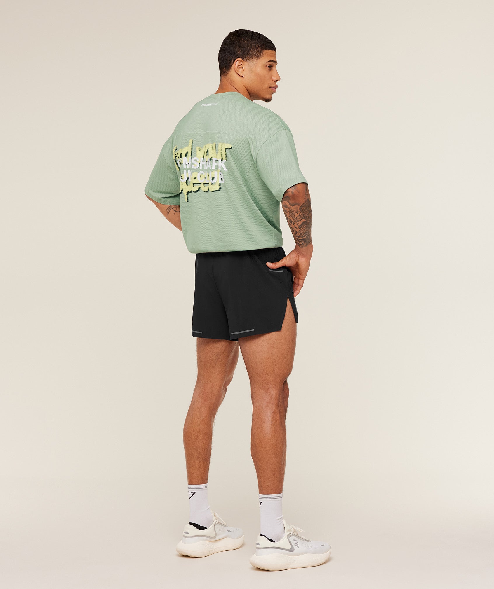 Running Graphic T-Shirt - GS Haze Green — imagem 7