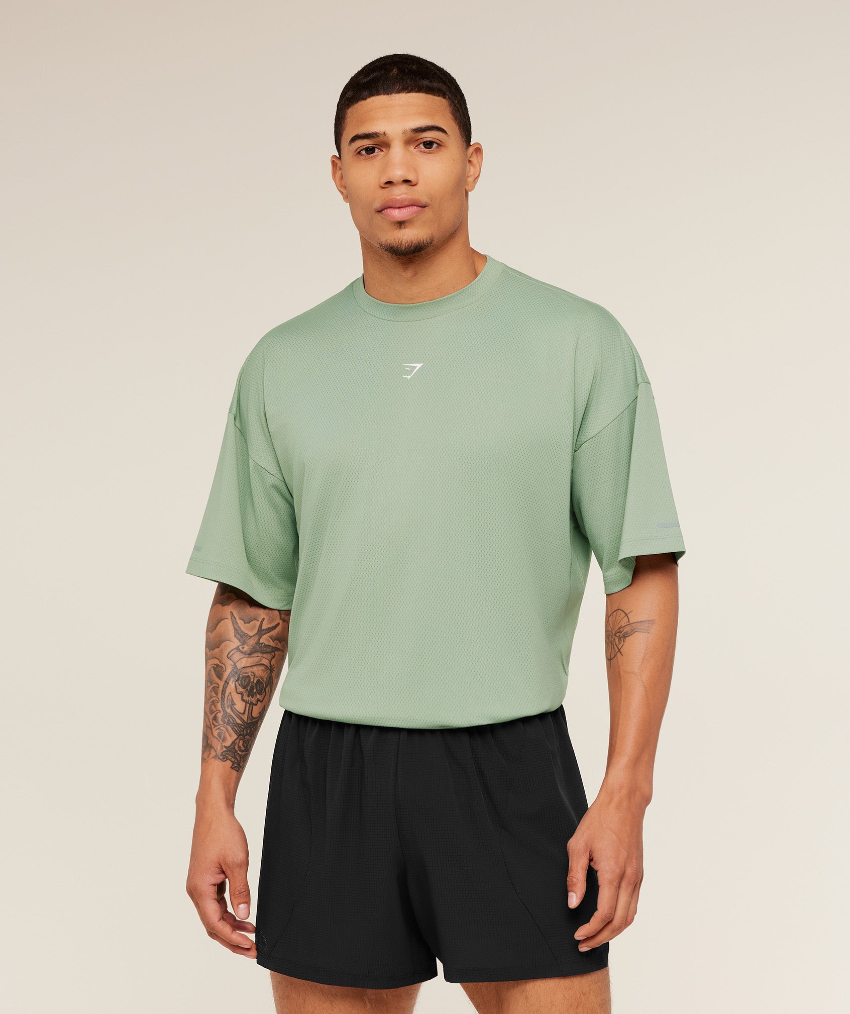 Running Graphic T-Shirt - GS Haze Green — imagem 2