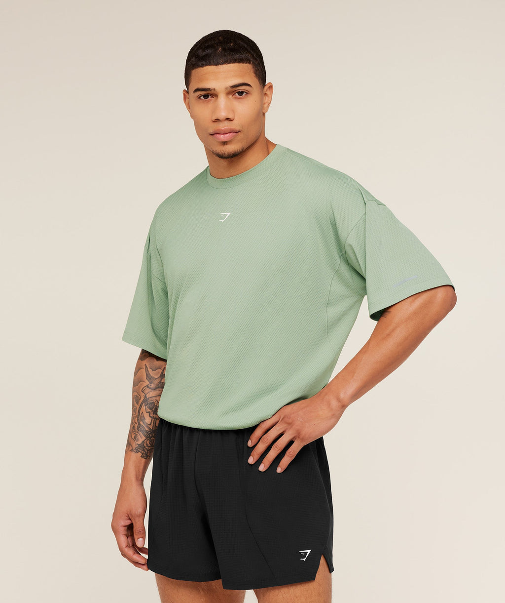 Running Graphic T-Shirt - GS Haze Green — imagem 3
