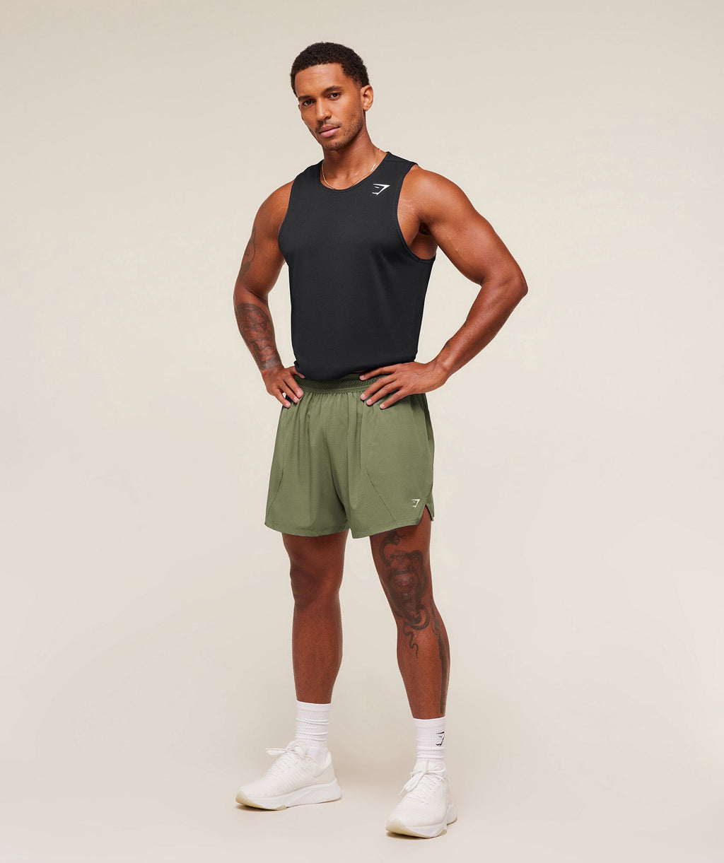 Running 5" Shorts - GS Grounded Green — imagem 4