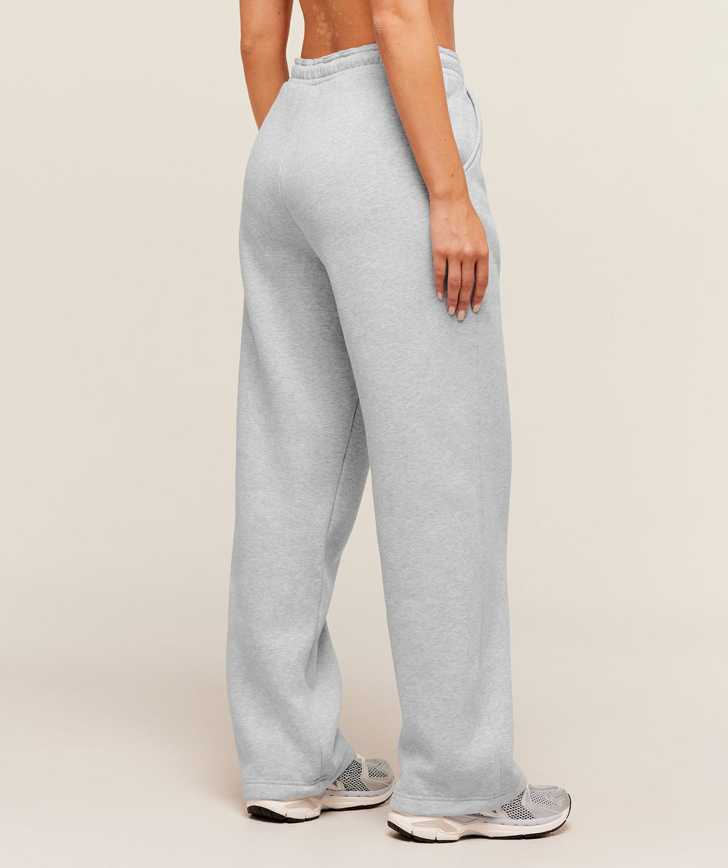 Cosy Luxe Straight Leg Regular Joggers - Soft Grey Marl — imagem 3