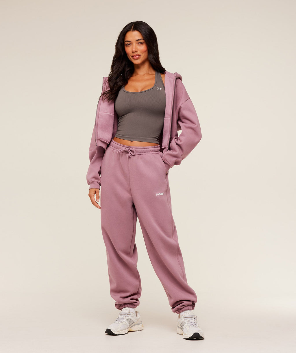 Cosy Luxe Cuffed Joggers - Calm Pink — imagem 4