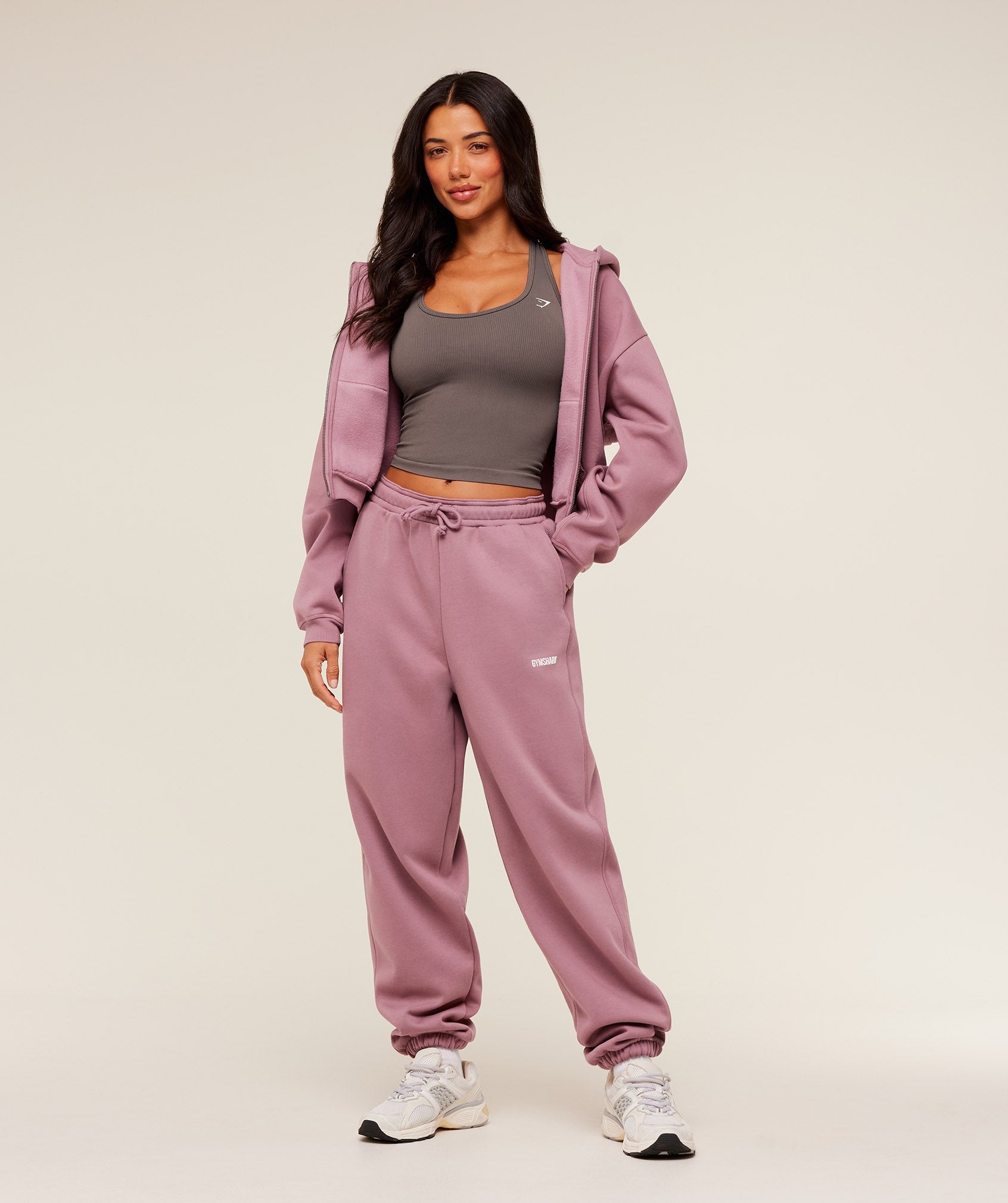 Cosy Luxe Cuffed Joggers - Calm Pink — imagem 4