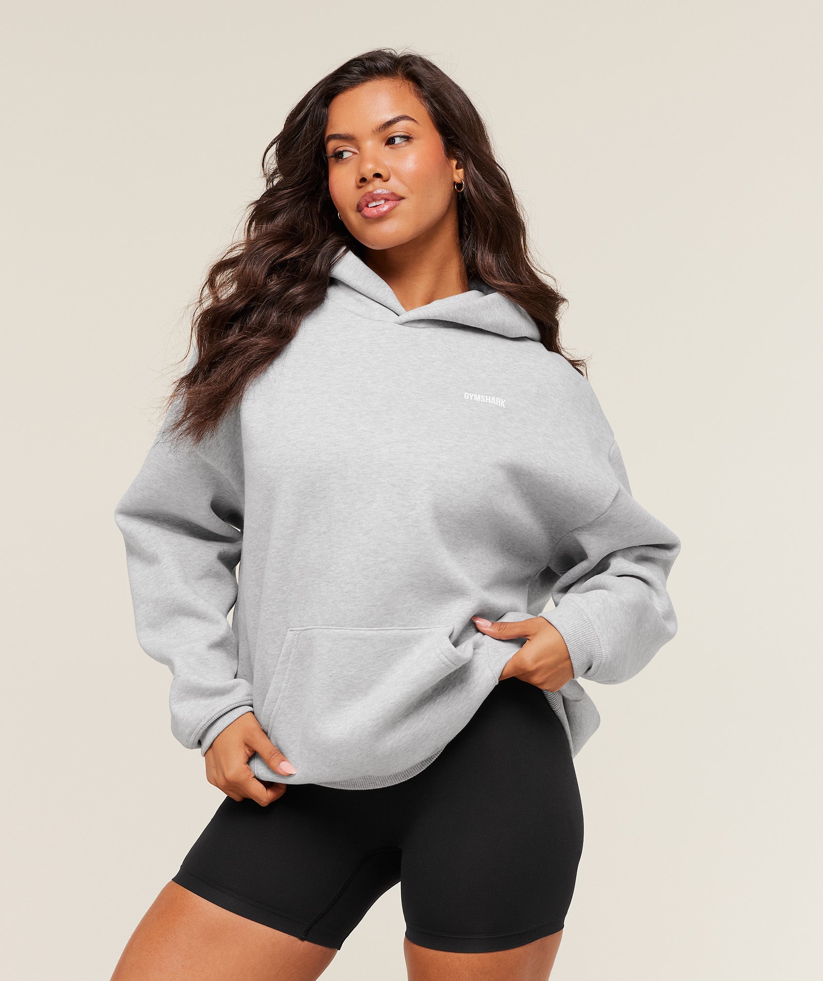 Cosy Luxe Hoodie - Soft Grey Marl — imagem 1