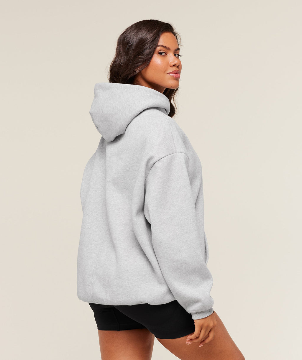 Cosy Luxe Hoodie - Soft Grey Marl — imagem 3