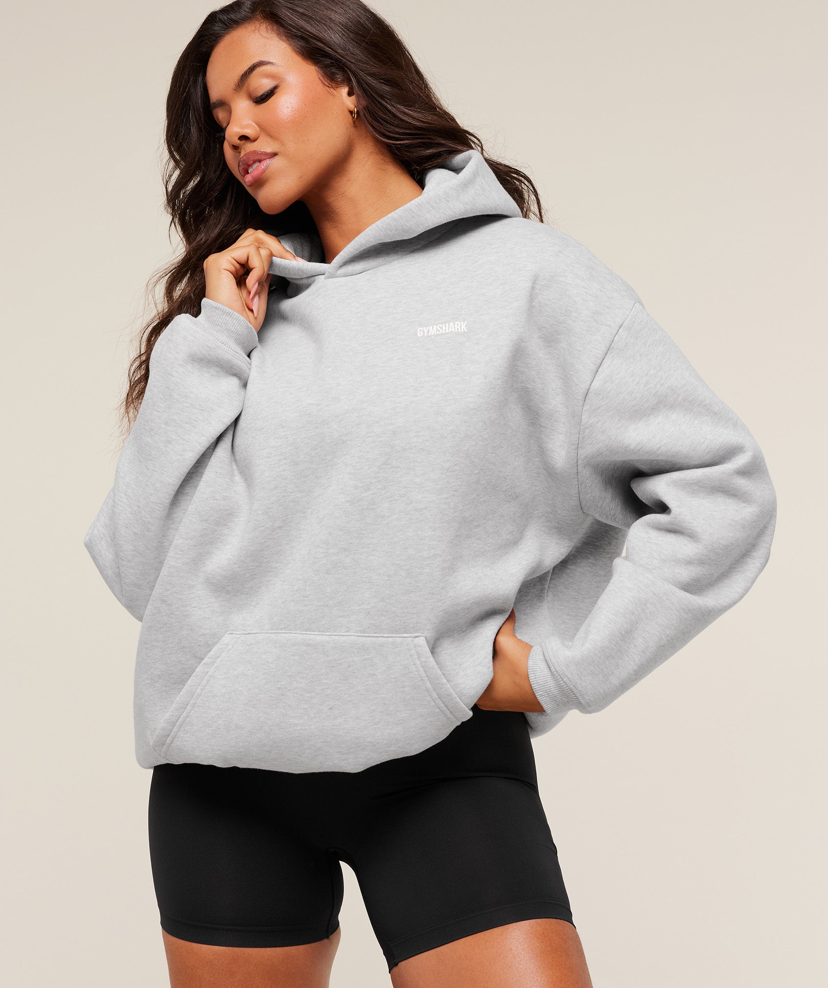 Cosy Luxe Hoodie - Soft Grey Marl — imagem 4