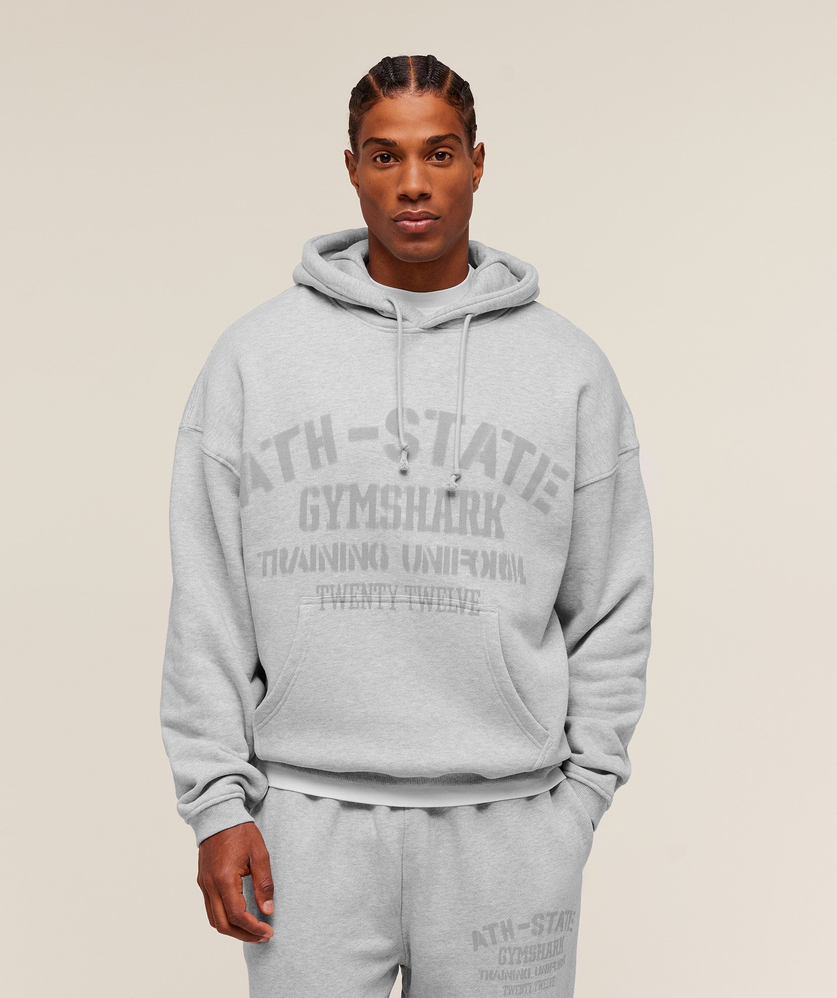 Collegiate Hoodie - Soft Grey Marl — imagem 1