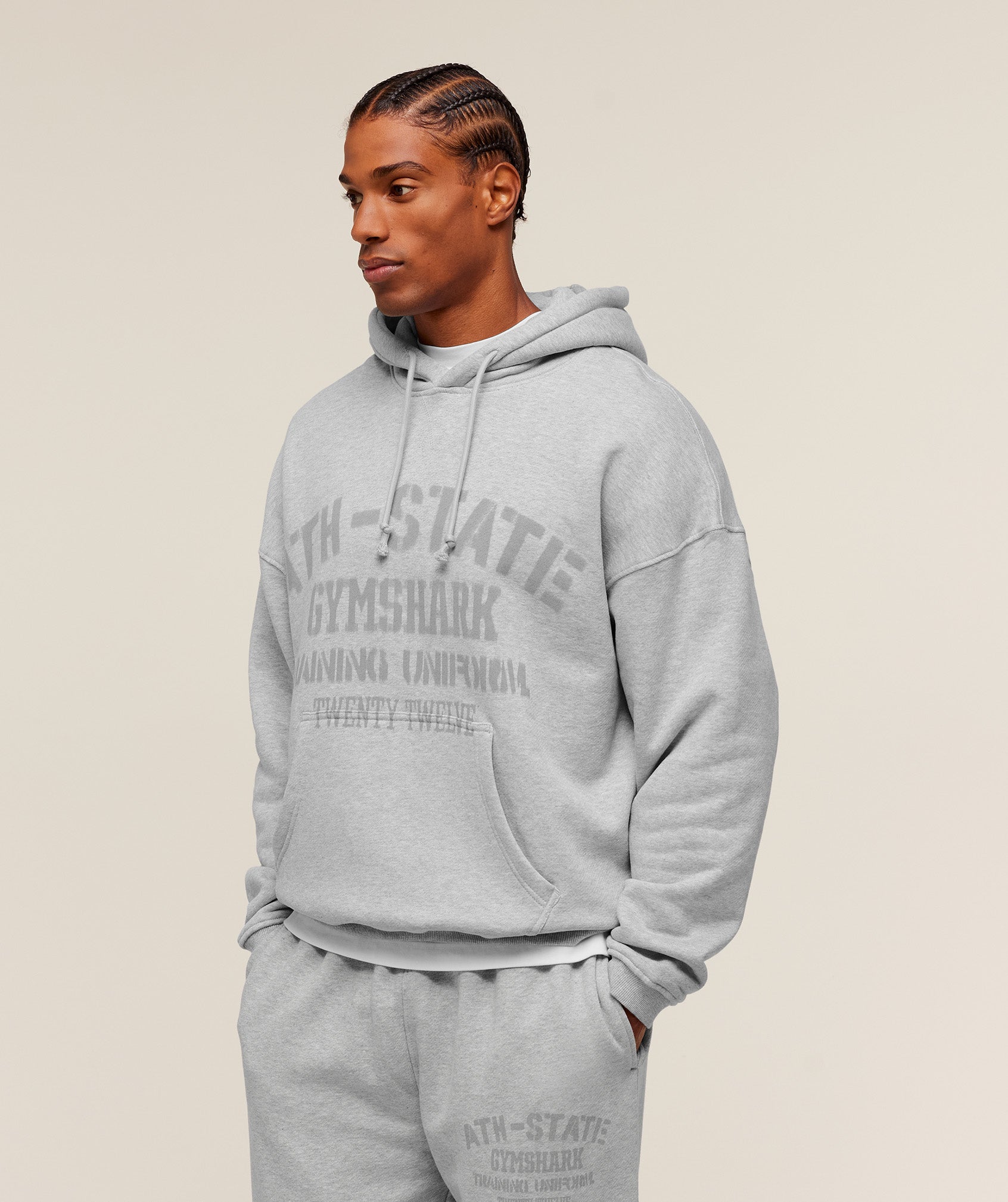 Collegiate Hoodie - Soft Grey Marl — imagem 3