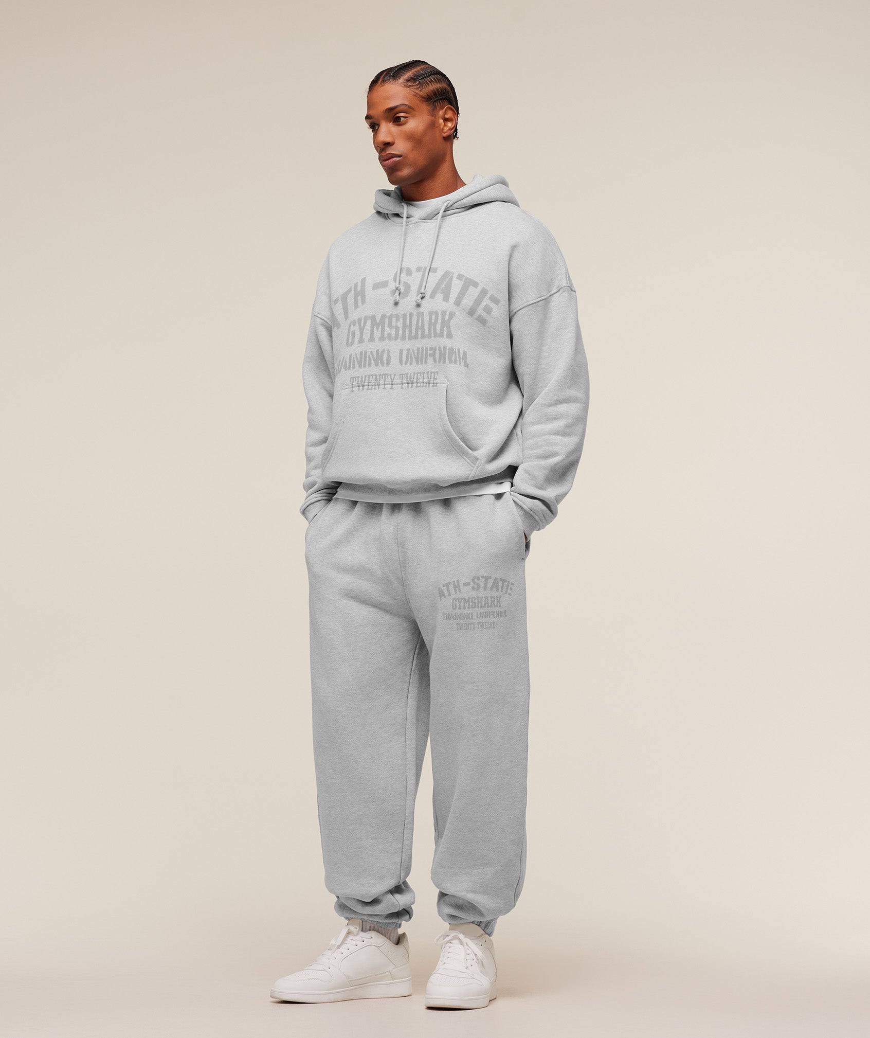 Collegiate Hoodie - Soft Grey Marl — imagem 4