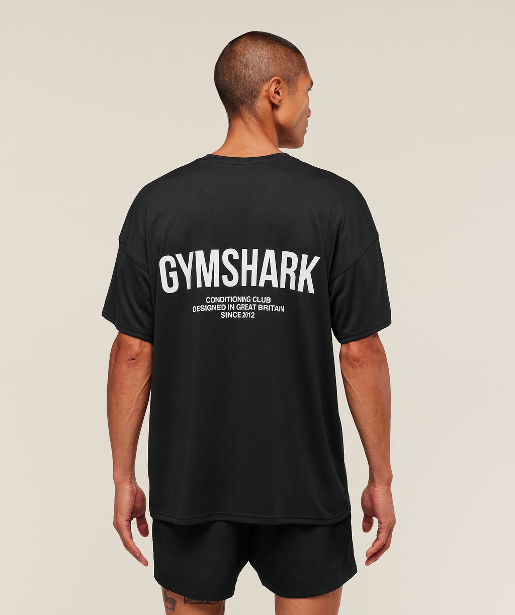 Conditioning Club Oversized T-Shirt - Black — imagem 5