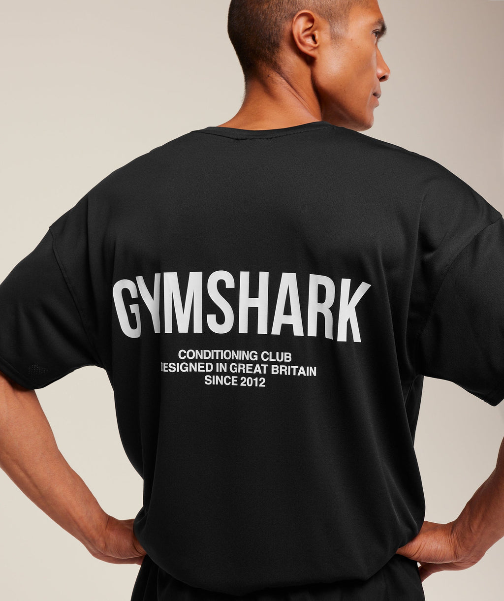 Conditioning Club Oversized T-Shirt - Black — imagem 6
