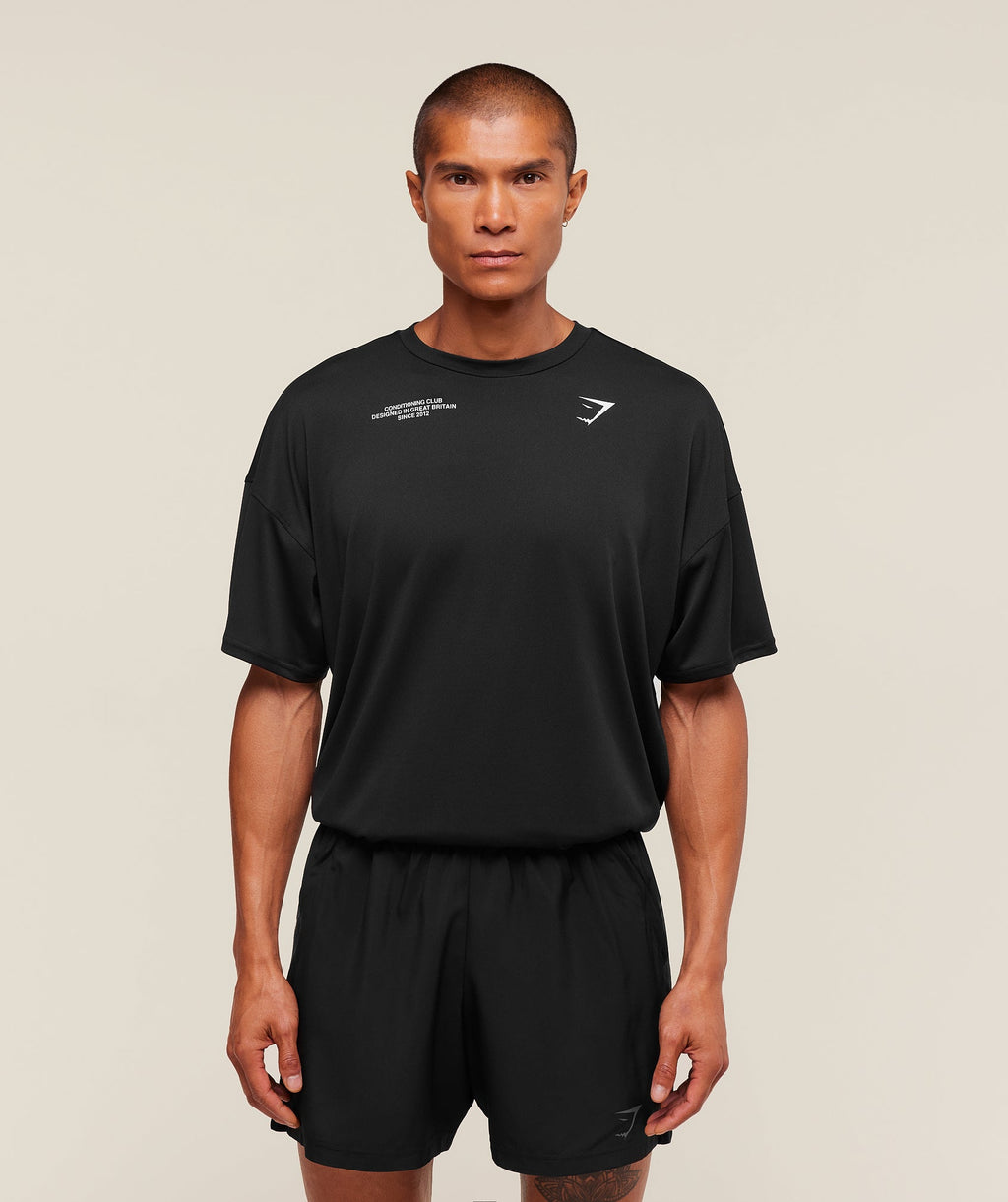 Conditioning Club Oversized T-Shirt - Black — imagem 1