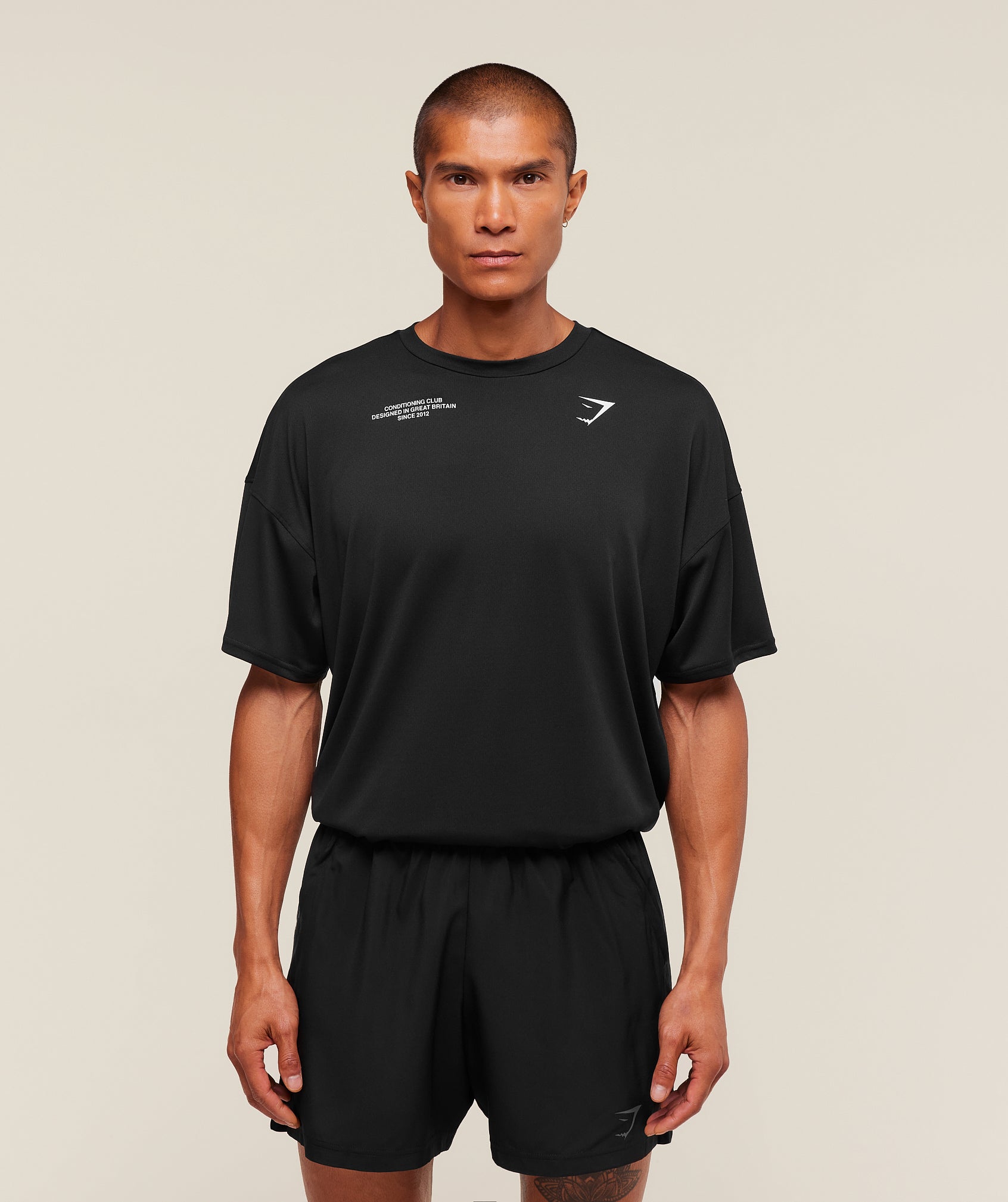 Conditioning Club Oversized T-Shirt - Black — imagem 1