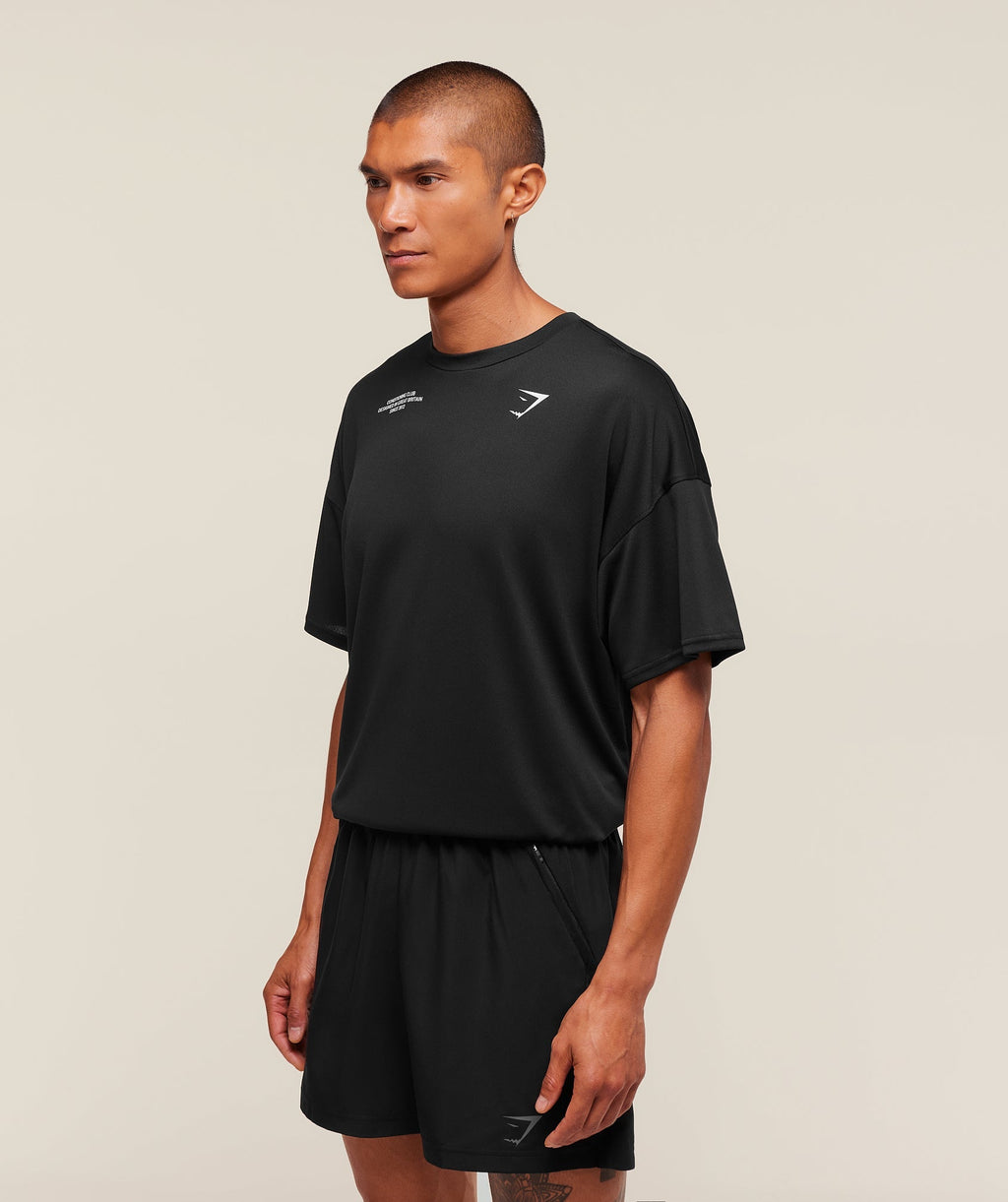 Conditioning Club Oversized T-Shirt - Black — imagem 3