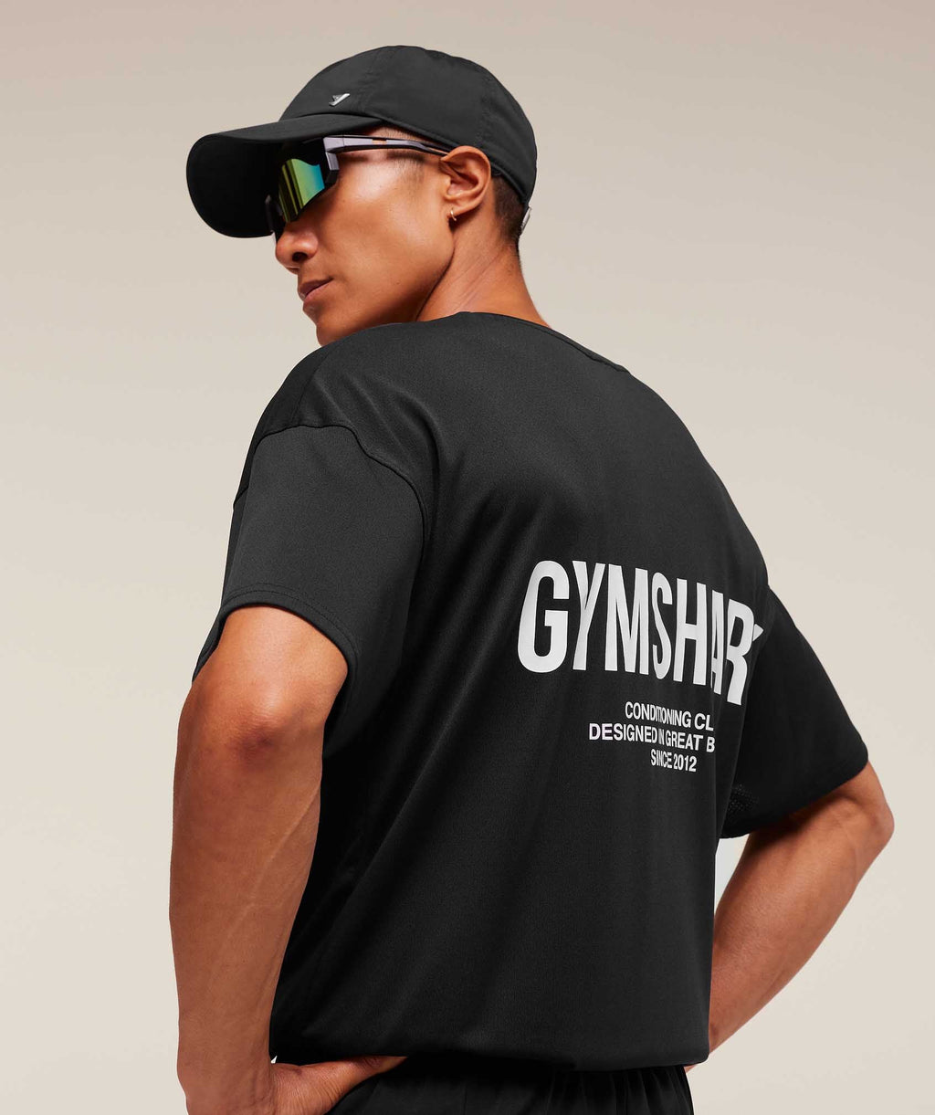 Conditioning Club Oversized T-Shirt - Black — imagem 7