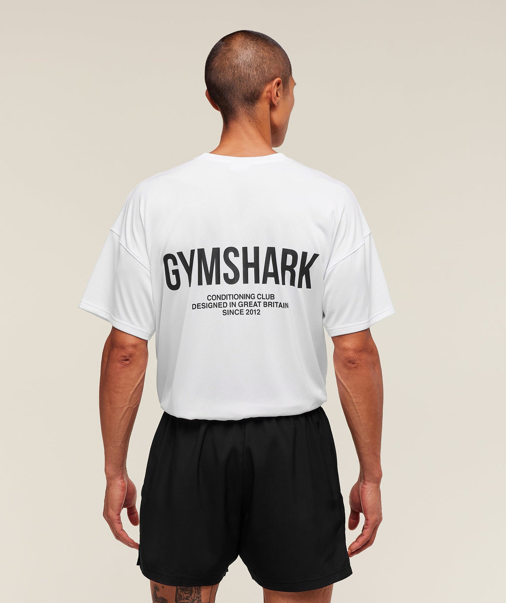 Conditioning Club Oversized T-Shirt - White — imagem 5